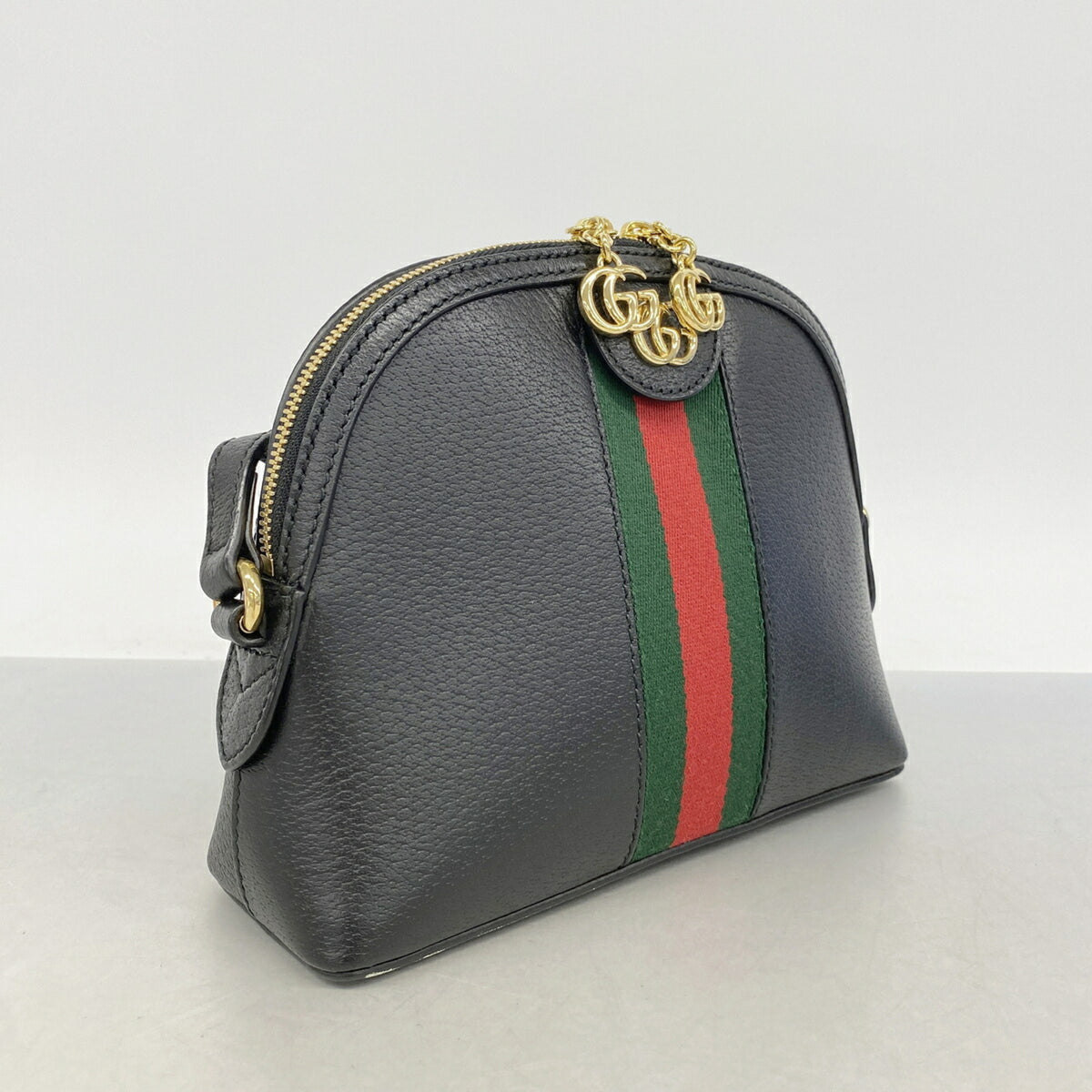 Gucci Black Leather Shoulder Bag (Pre-Owned)