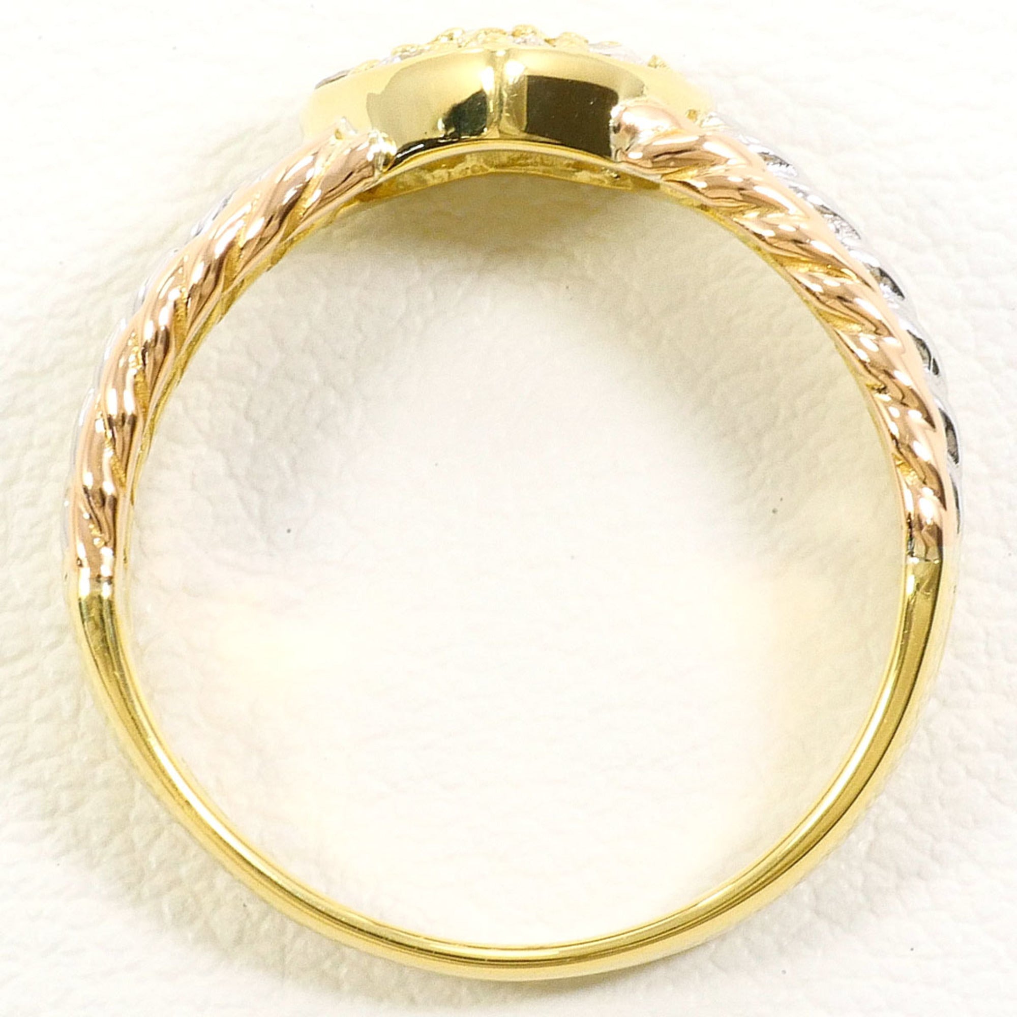 Unbranded Pink Gold Platinum Yellow Gold Yellow Gold (18K) Pink Gold (18K) Platinum 900 Band Ring (Pre-Owned)