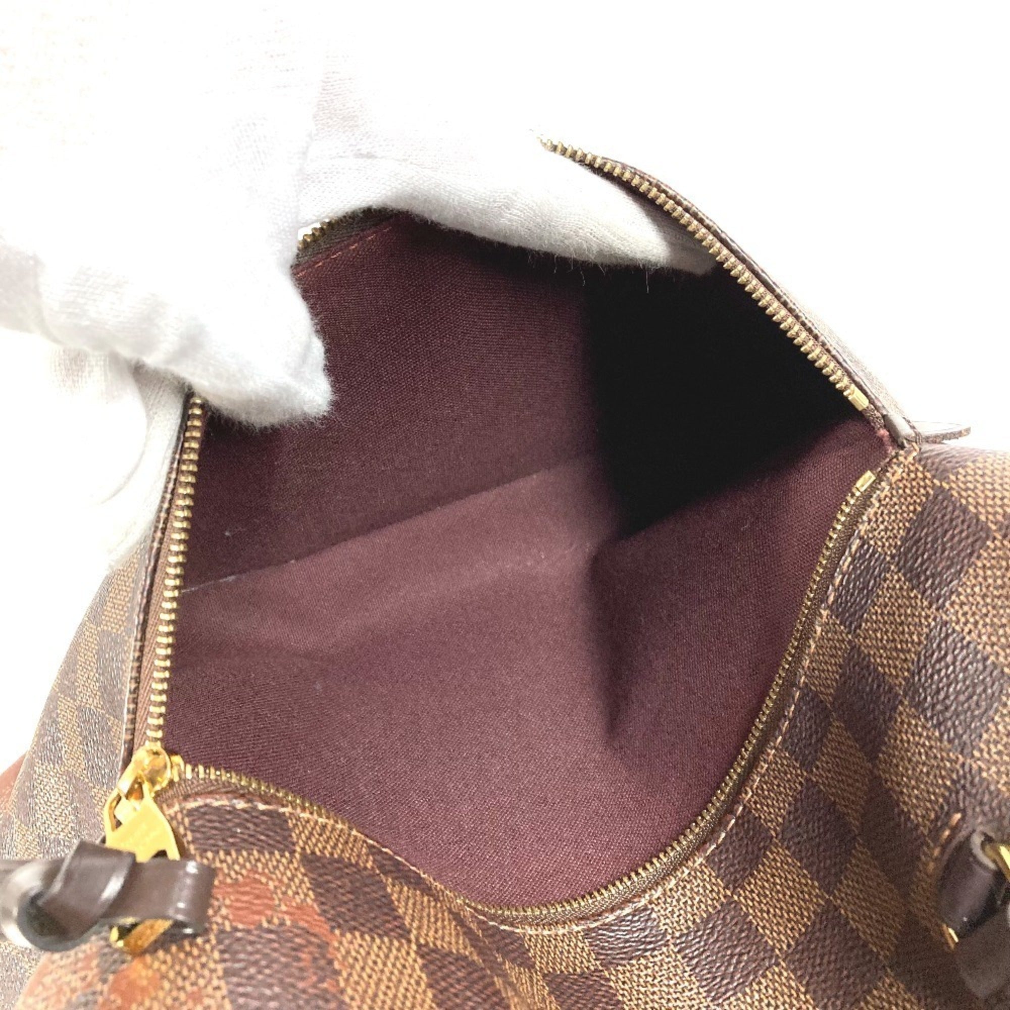 Louis Vuitton Damier Brown Ebene Damier Canvas Shoulder Bag Tote Bag (Pre-Owned)
