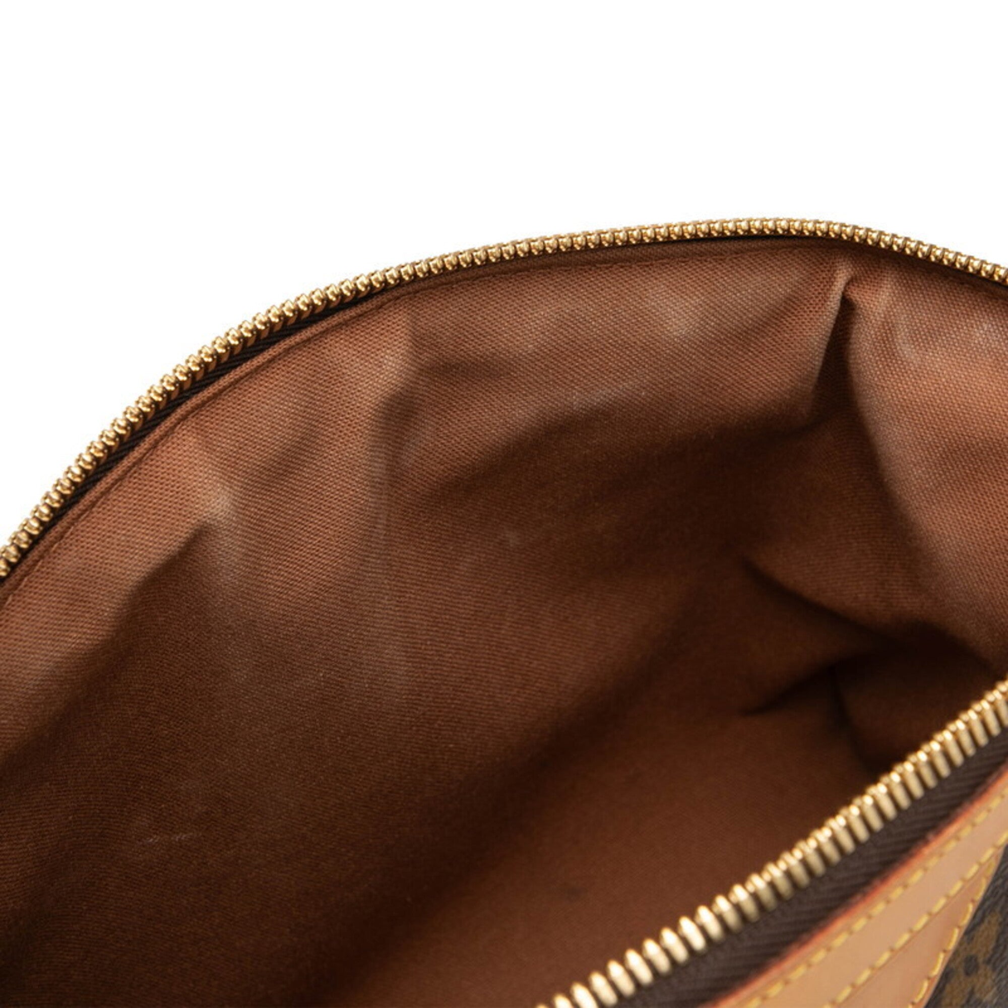 Louis Vuitton Brown Pvc Leather Handbag (Pre-Owned)