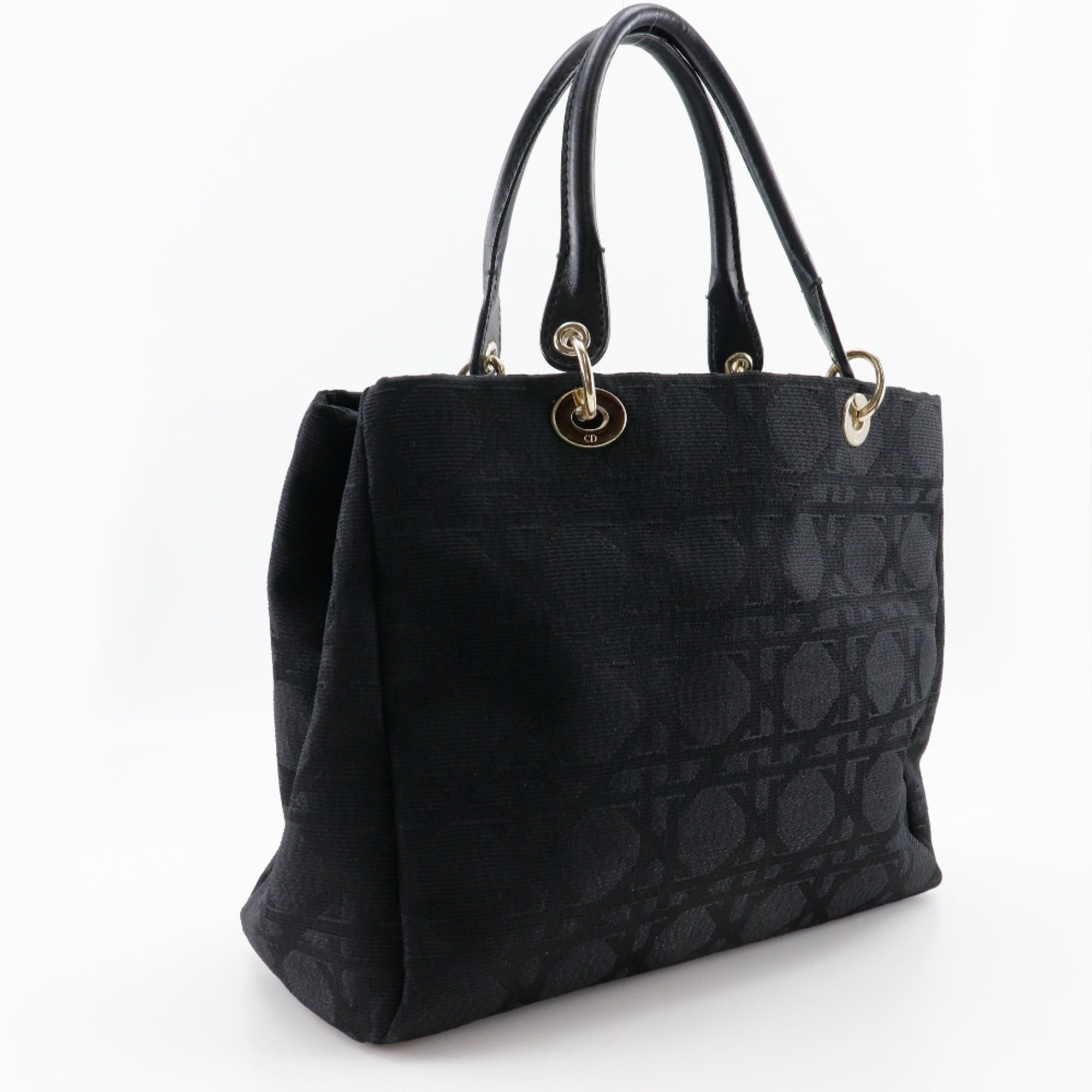 Christian Dior Black Nylon Canvas Tote Bag (Pre-Owned)