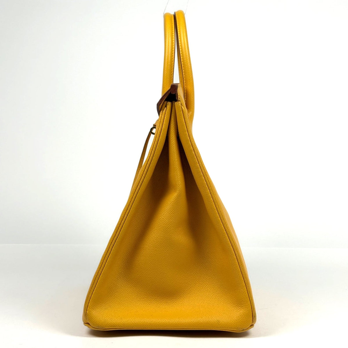 Hermes Birkin Yellow Courchevel Leather Handbag (Pre-Owned)