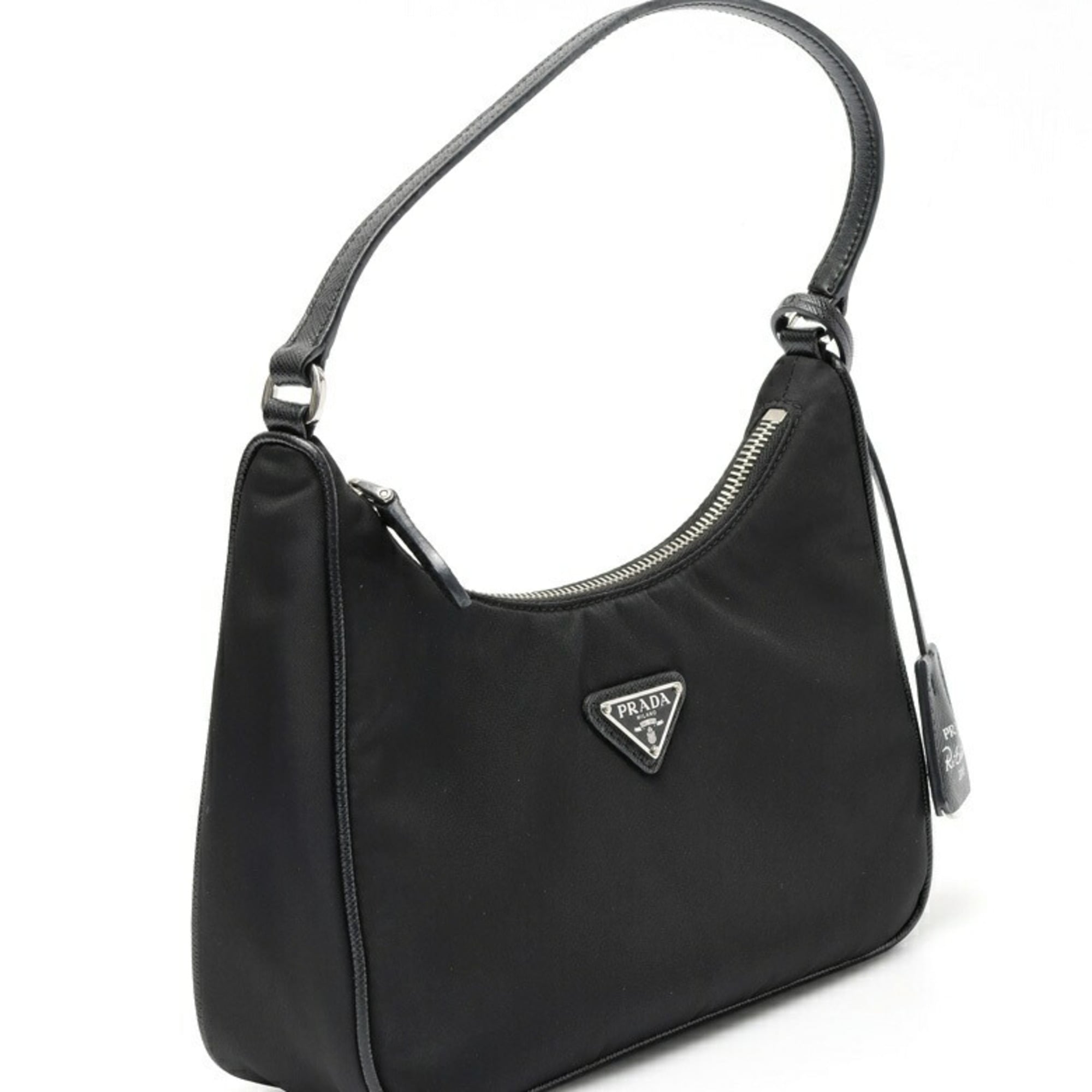 Prada Black Nylon Shoulder Bag (Pre-Owned)