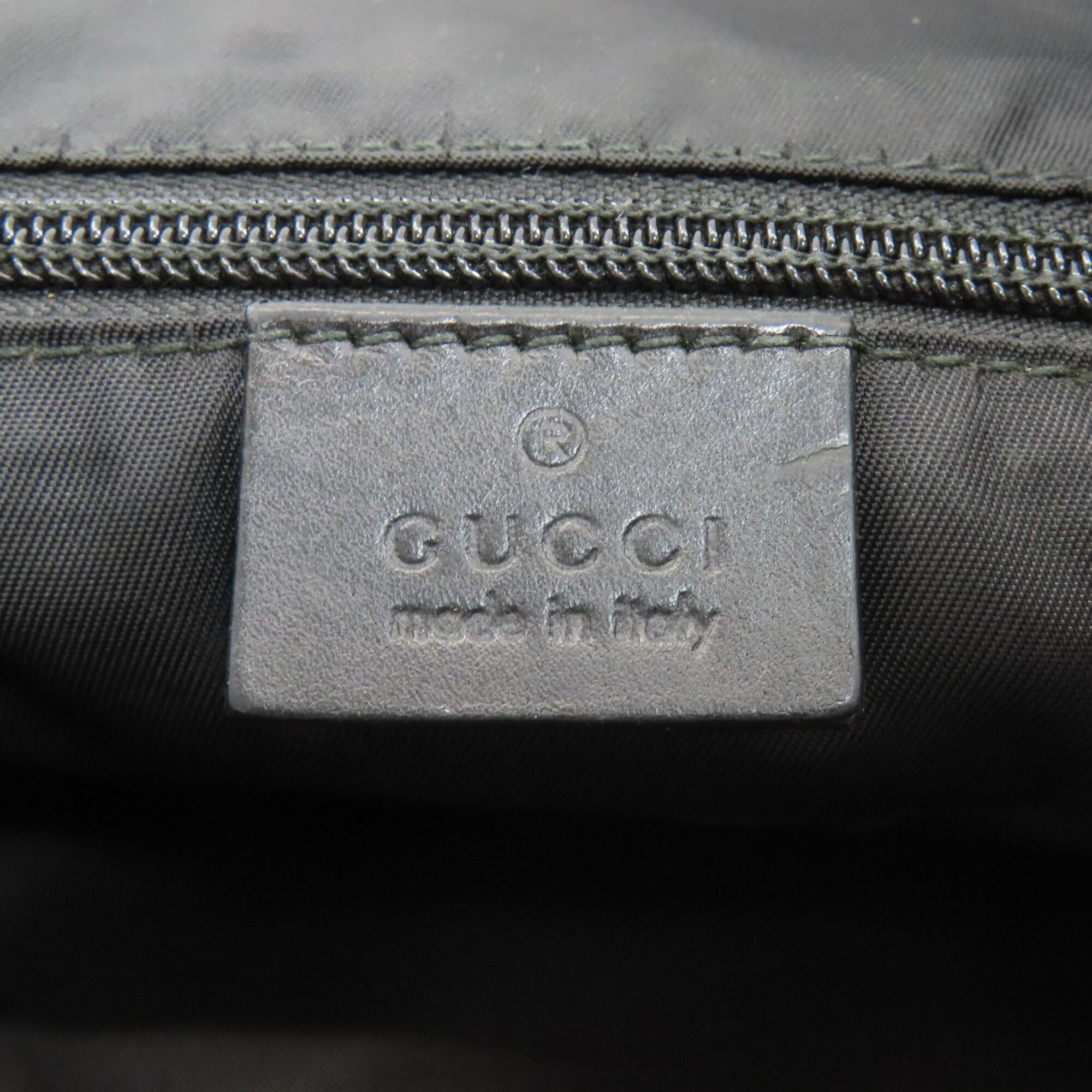 Gucci Black Canvas Shoulder Bag (Pre-Owned)