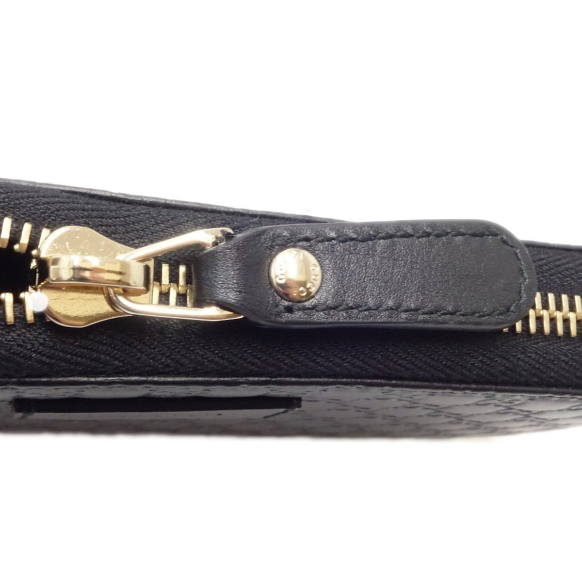 Gucci Black Leather Long Wallet (Bi-Fold) (Pre-Owned)