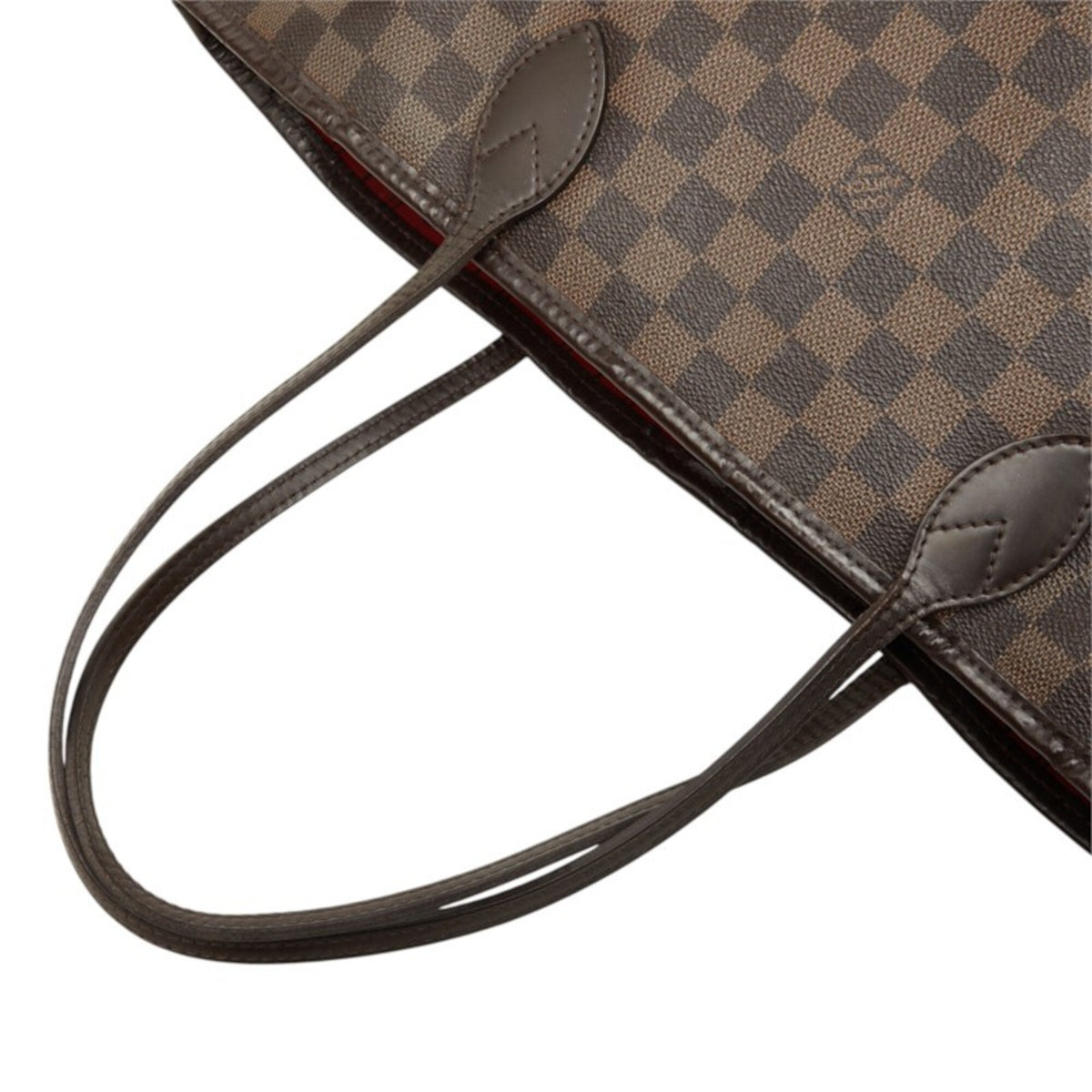 Louis Vuitton Damier Brown Damier Canvas Pvc Leather Shoulder Bag Tote Bag (Pre-Owned)