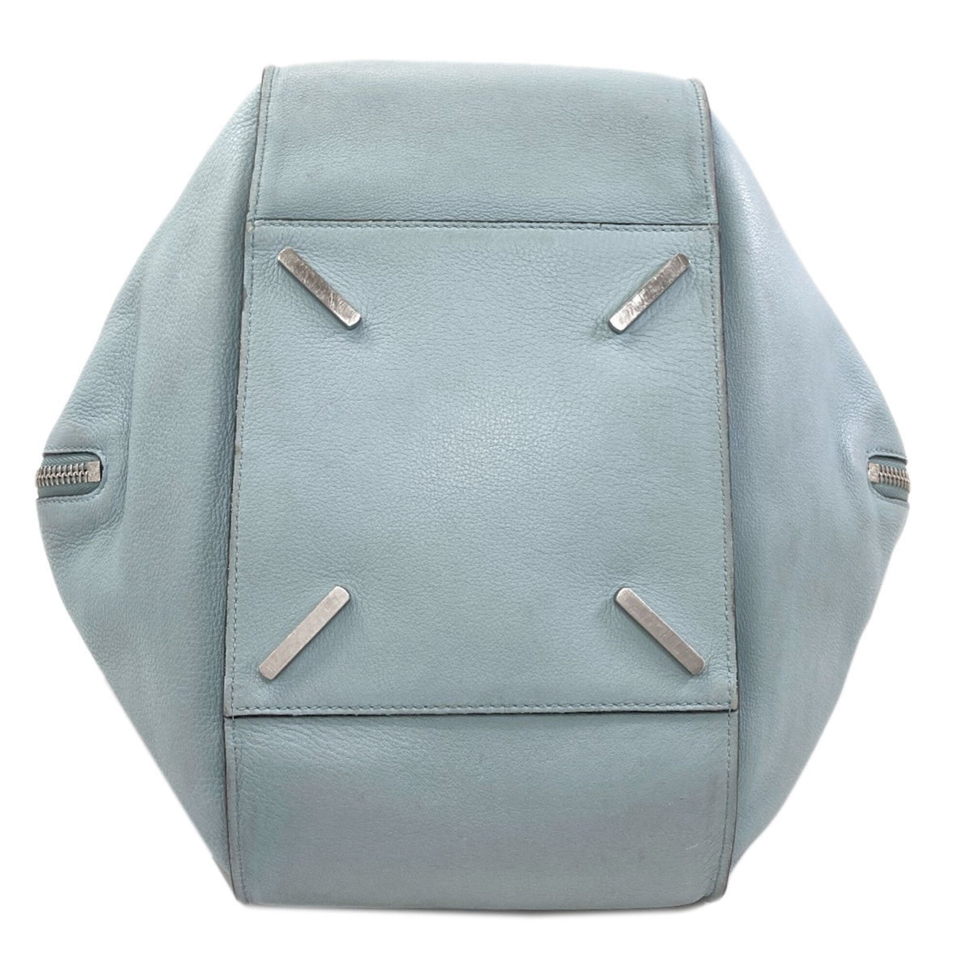 Loewe Light Blue Leather Handbag Pouch (Pre-Owned)