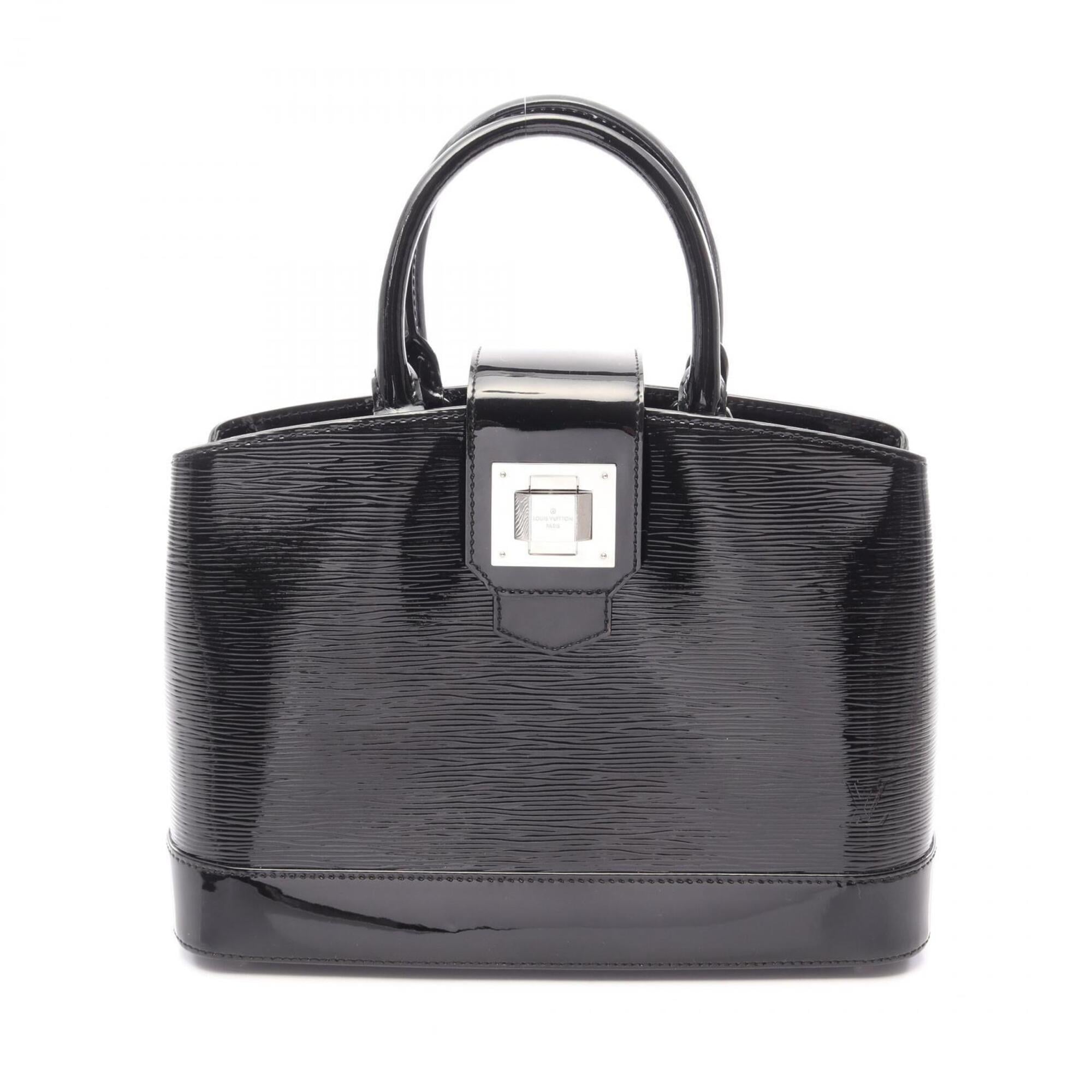 Louis Vuitton Black Noir Leather Handbag (Pre-Owned)