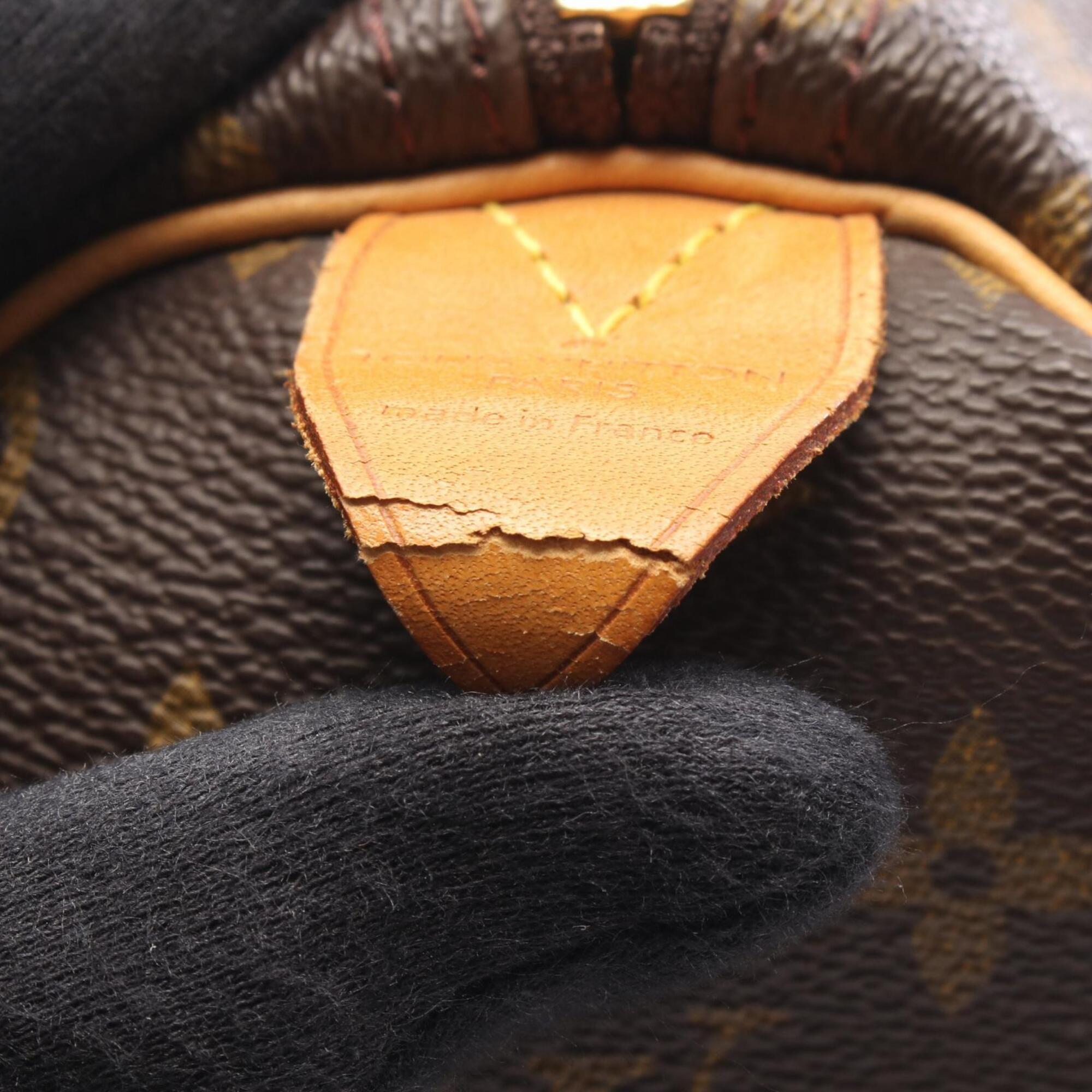 Louis Vuitton Brown Monogram Monogram Leather Boston Bag Handbag (Pre-Owned)