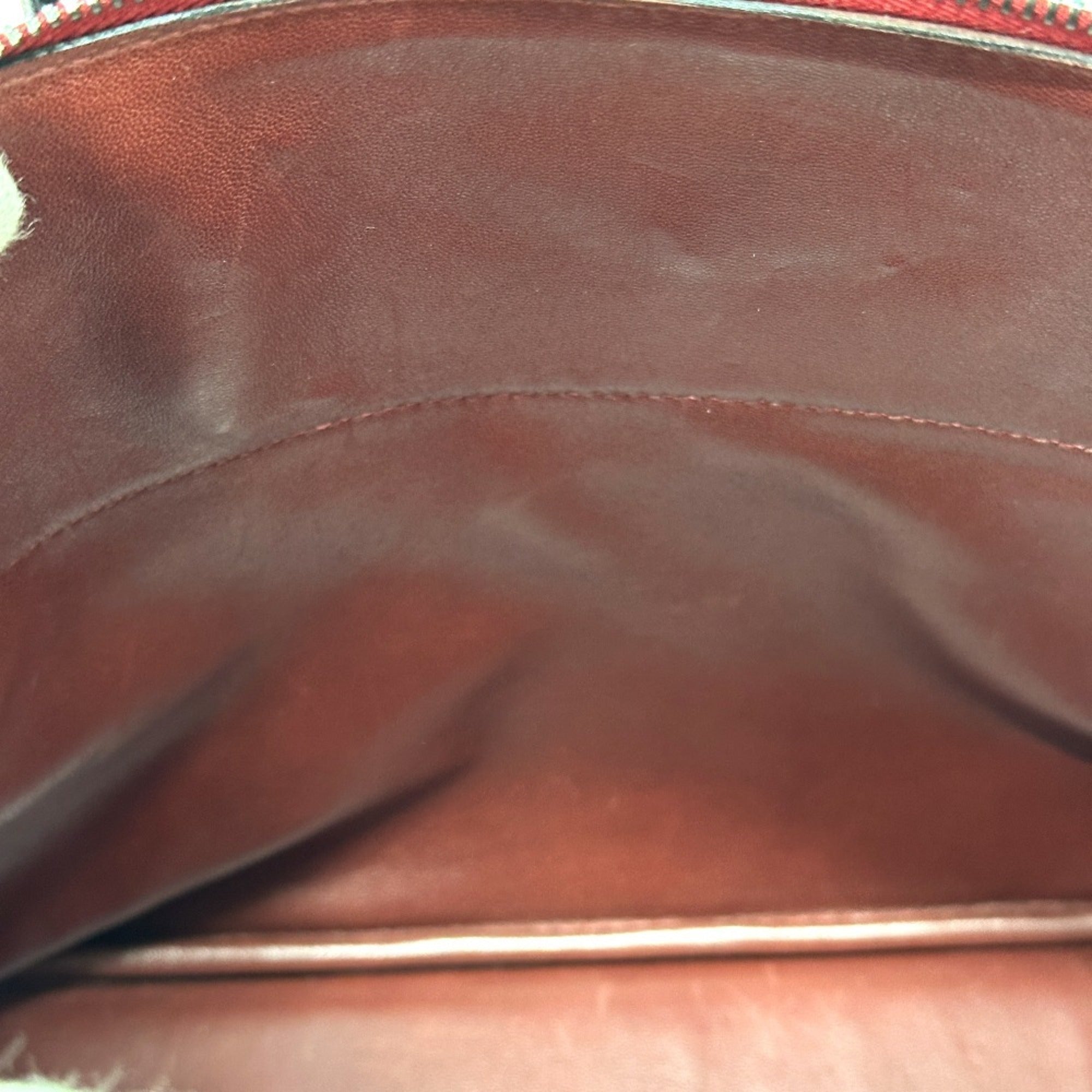 Hermes Bolide Red Color Taurillon Clemence Leather Handbag Shoulder Bag (Pre-Owned)