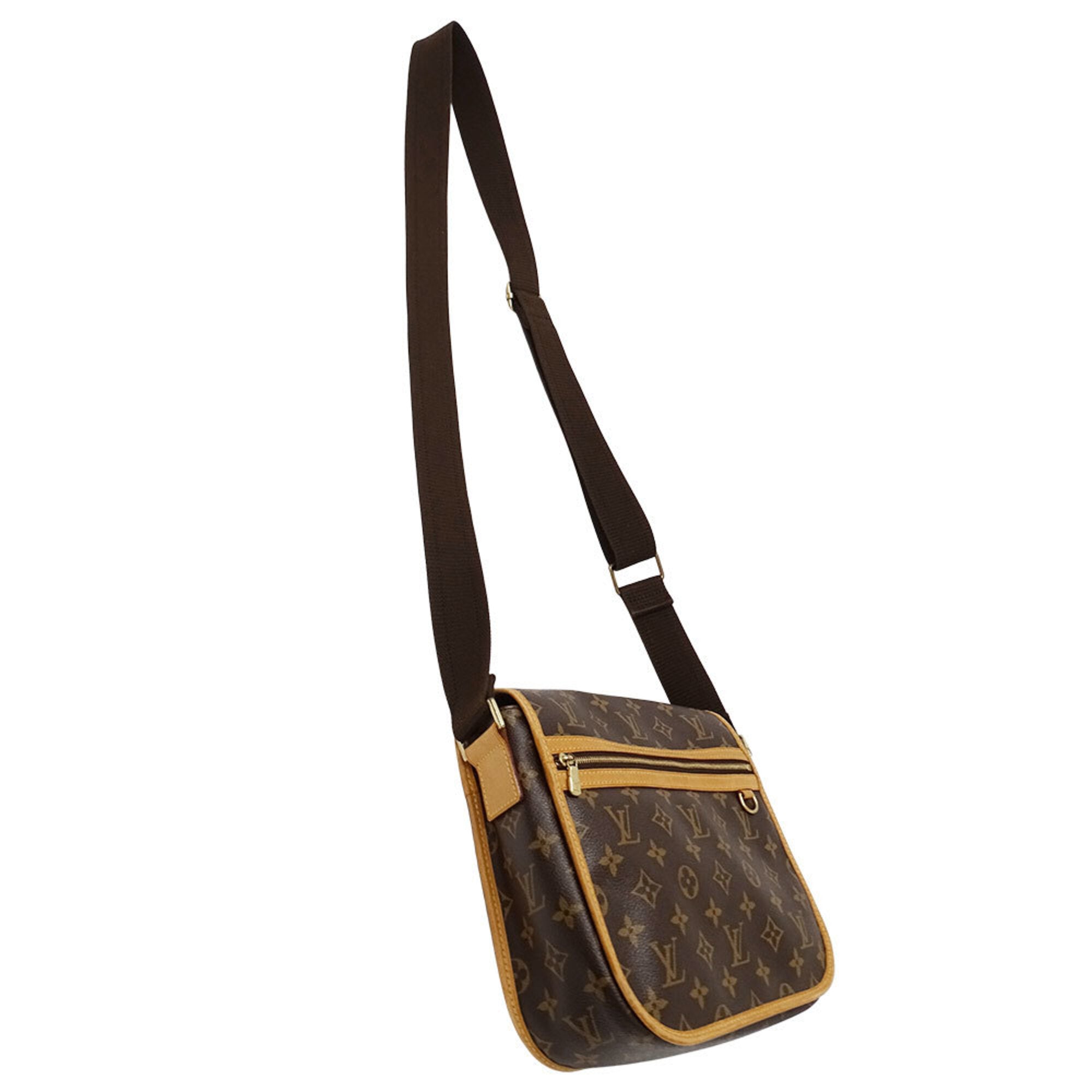 Louis Vuitton Brown Monogram Canvas Messenger Bag Shoulder Bag (Pre-Owned)