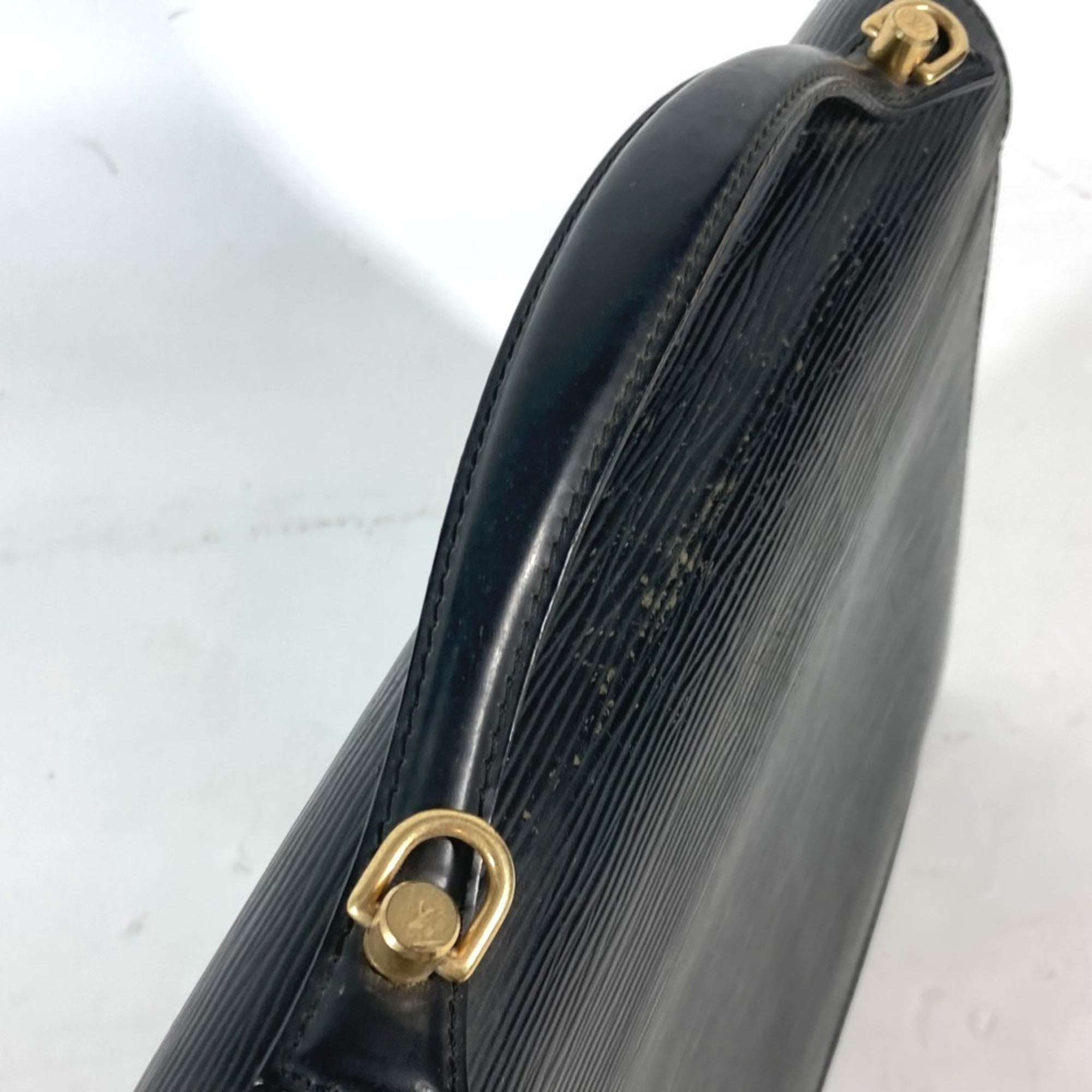 Louis Vuitton Black Noir Epi Leather Handbag (Pre-Owned)