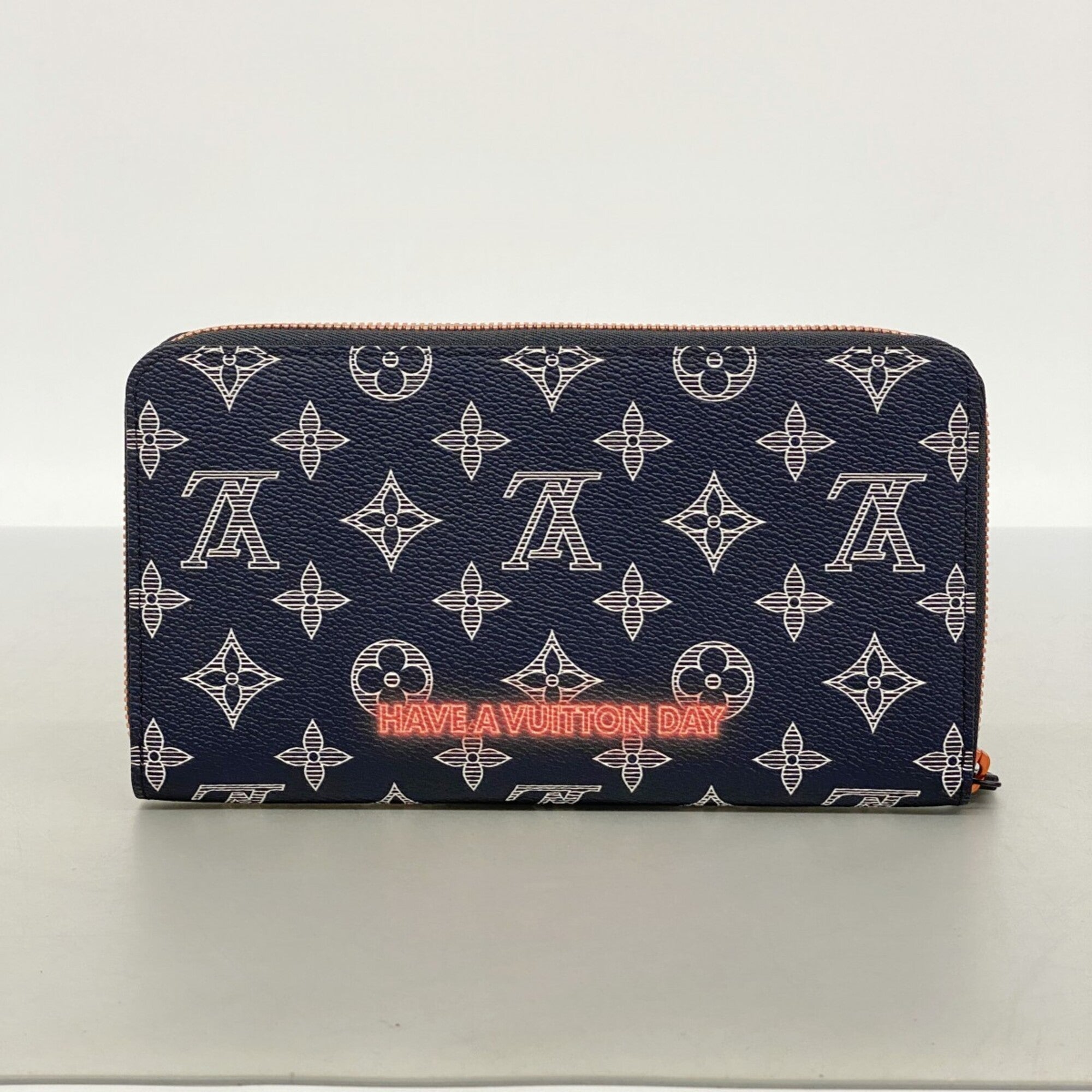 Louis Vuitton Navy Long Wallet (Bi-Fold) (Pre-Owned)