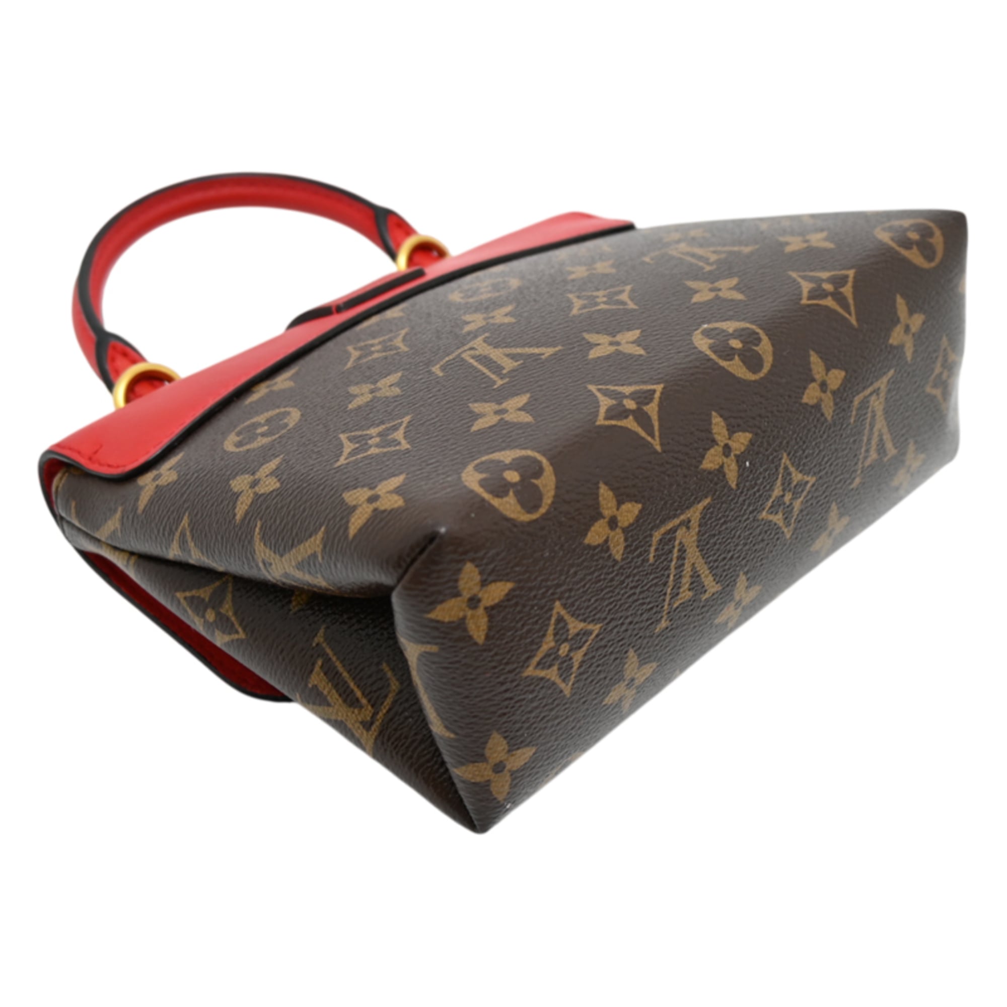 Louis Vuitton Brown Coquelicots Monogram Leather Handbag (Pre-Owned)
