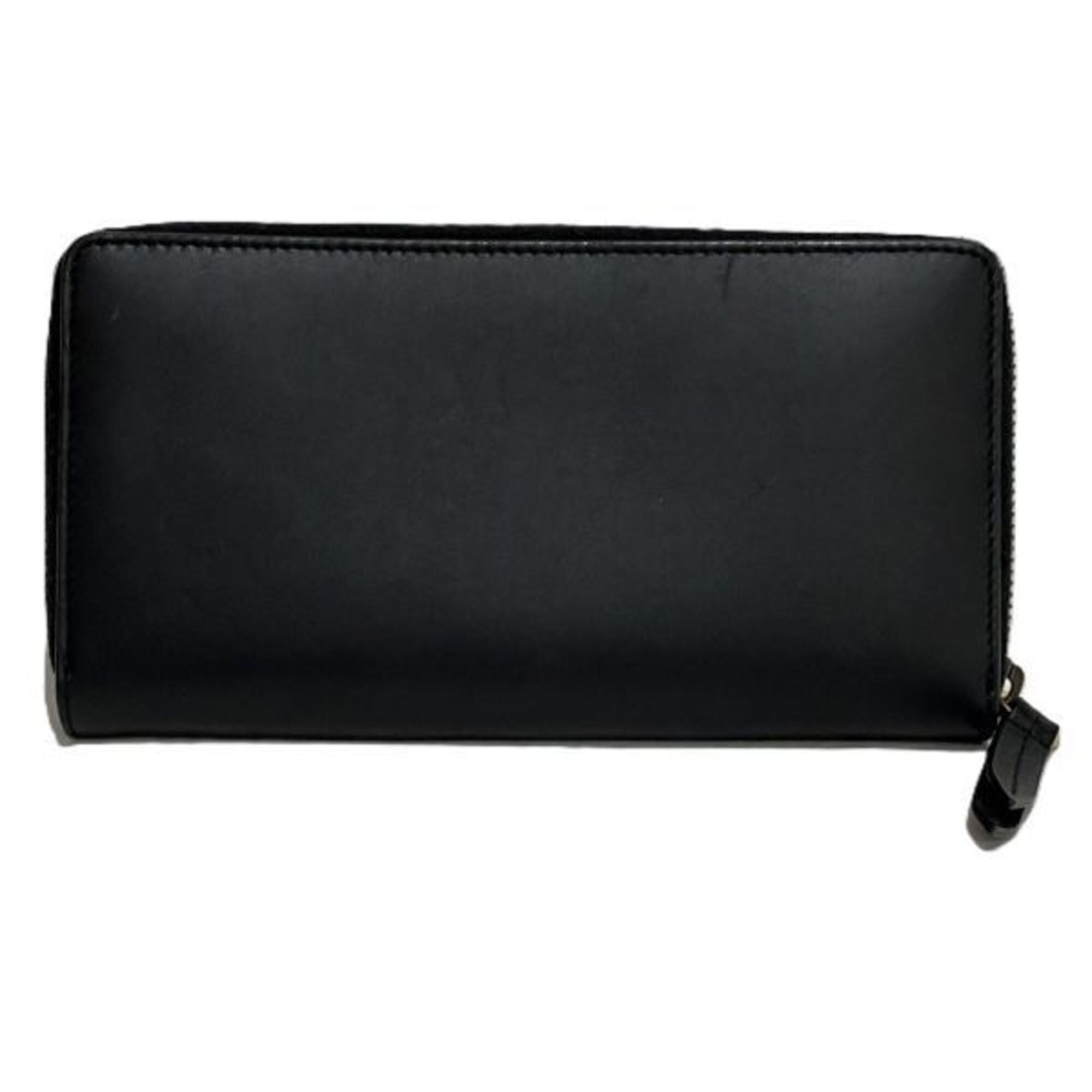 Gucci Black Leather Long Wallet (Bi-Fold) (Pre-Owned)