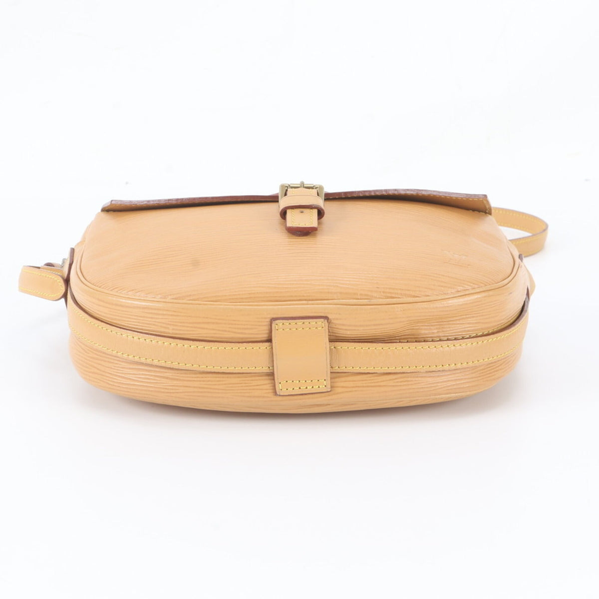 Louis Vuitton Beige Leather Crossbody Bag Shoulder Bag (Pre-Owned)