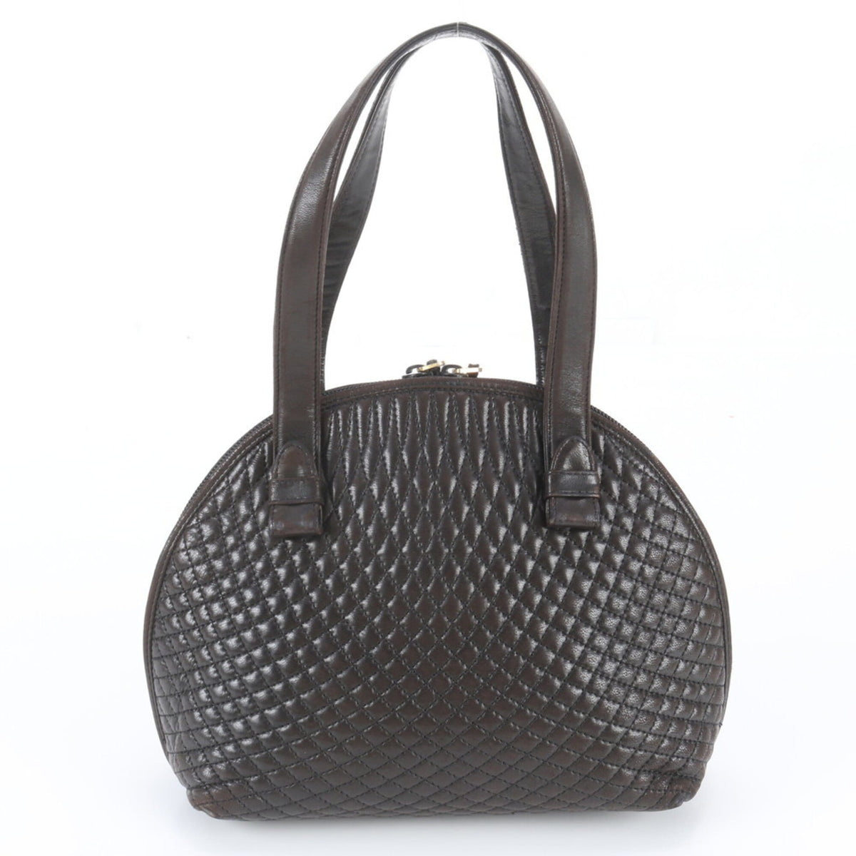 Bally Brown Leather Handbag Tote Bag (Pre-Owned)