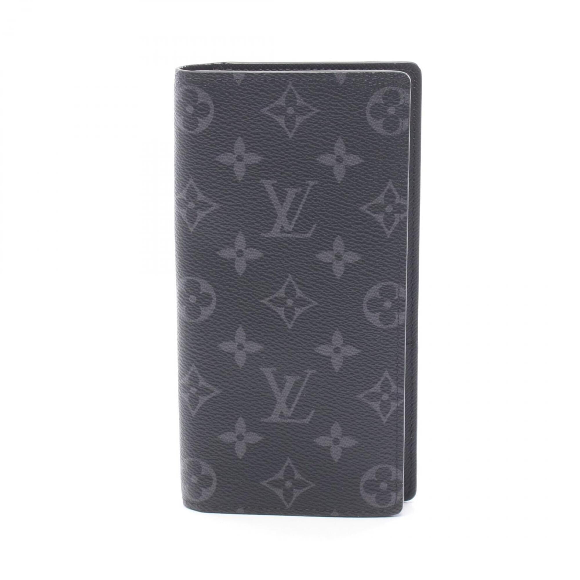 Louis Vuitton Black Monogram Eclipse Pvc Long Wallet (Bi-Fold) (Pre-Owned)