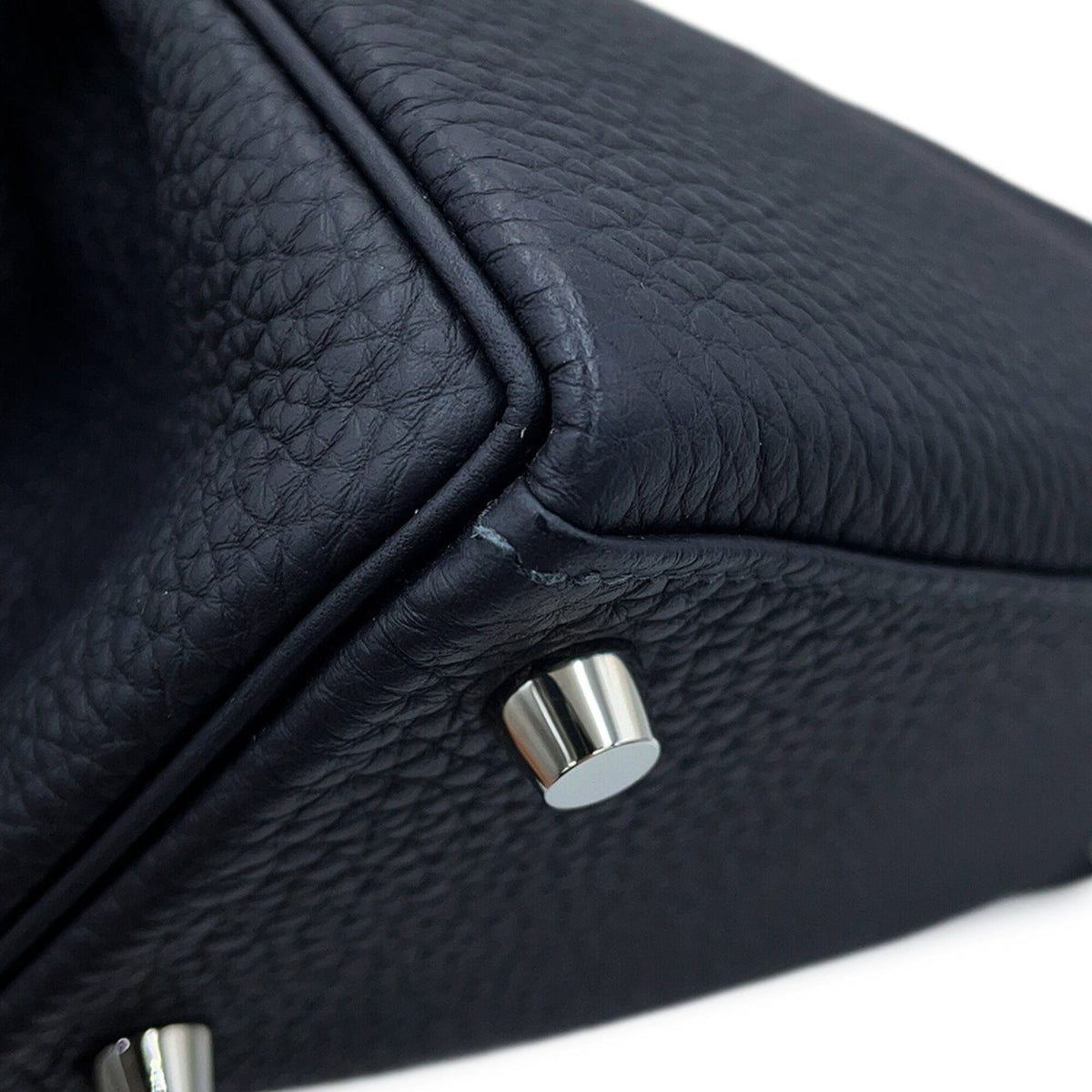 Hermes Black Togo Leather Handbag (Pre-Owned)