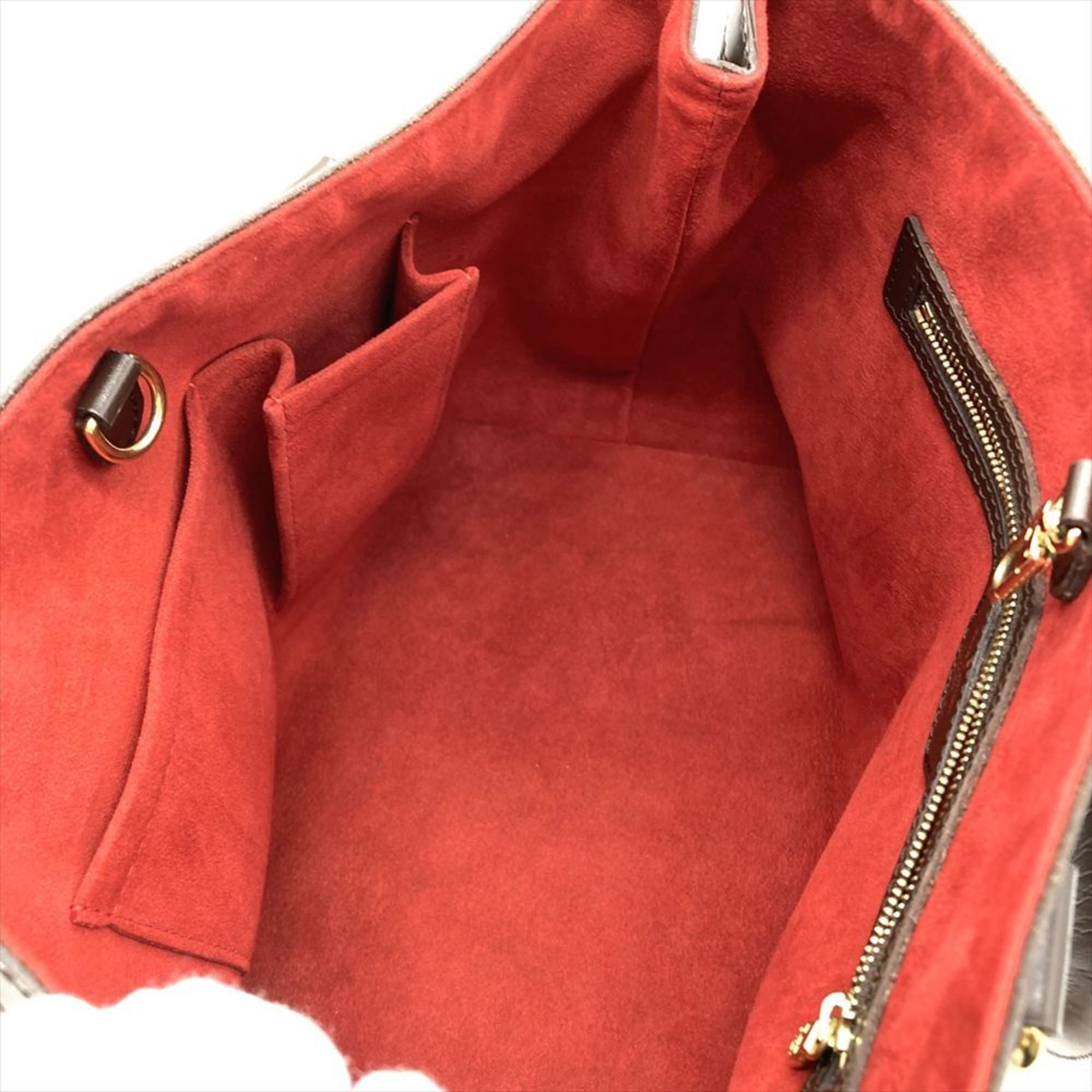 Louis Vuitton Brown Damier Canvas Handbag (Pre-Owned)