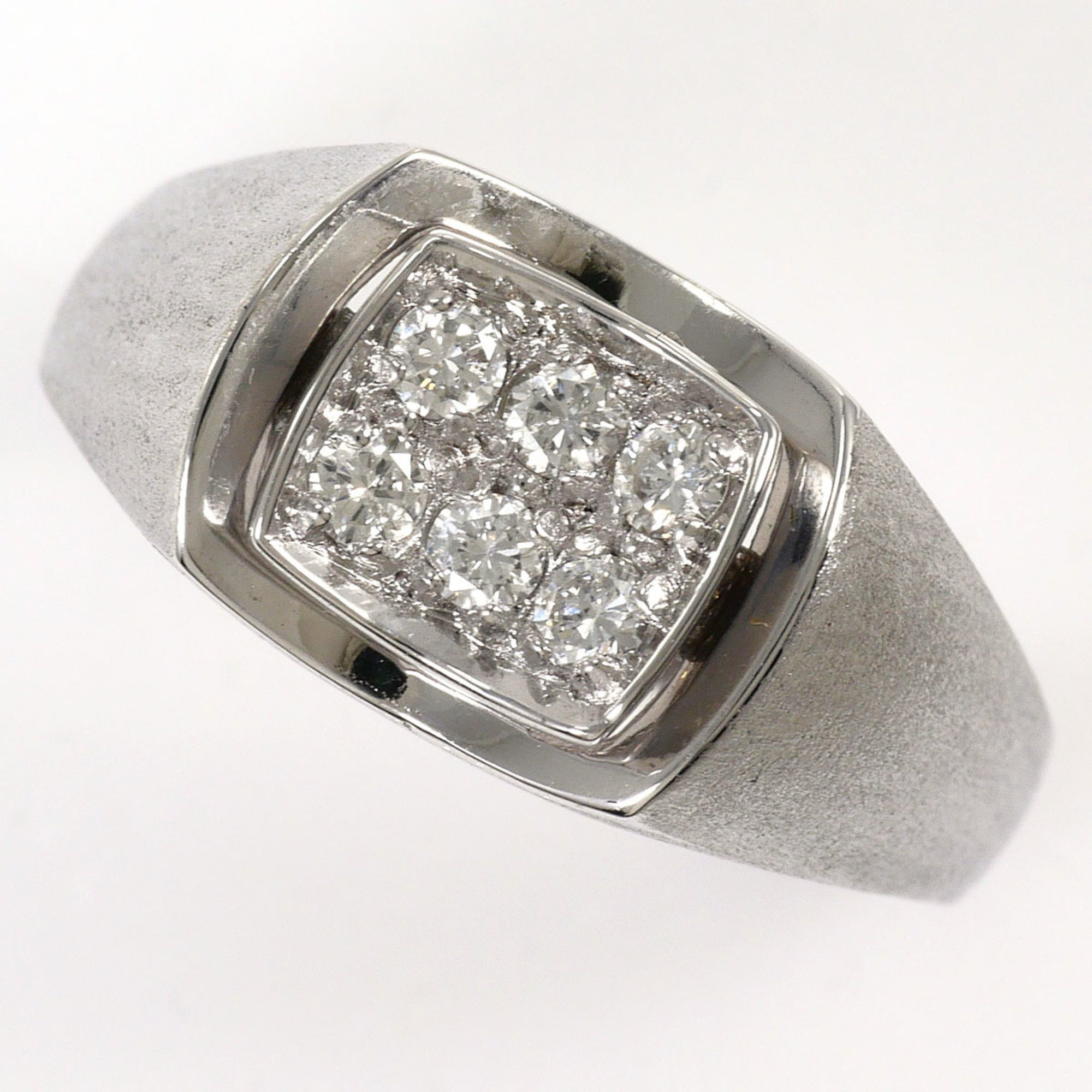 Unbranded White Gold White Gold (18K) Band Ring (Pre-Owned)
