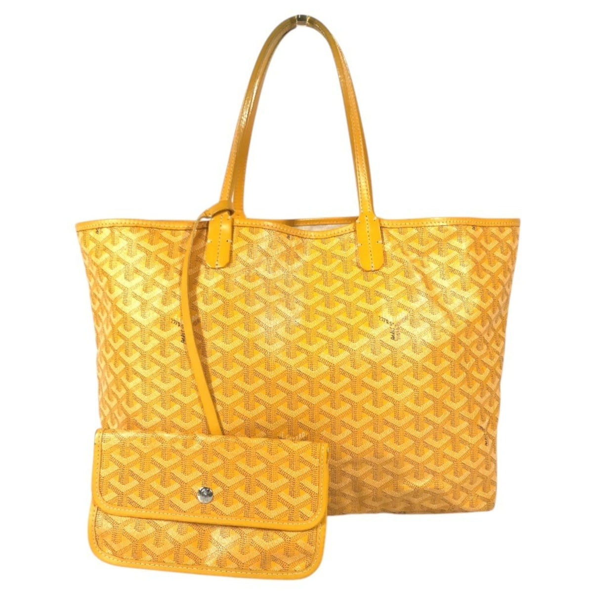 Goyard Yellow Pvc Leather Tote Bag (Pre-Owned)