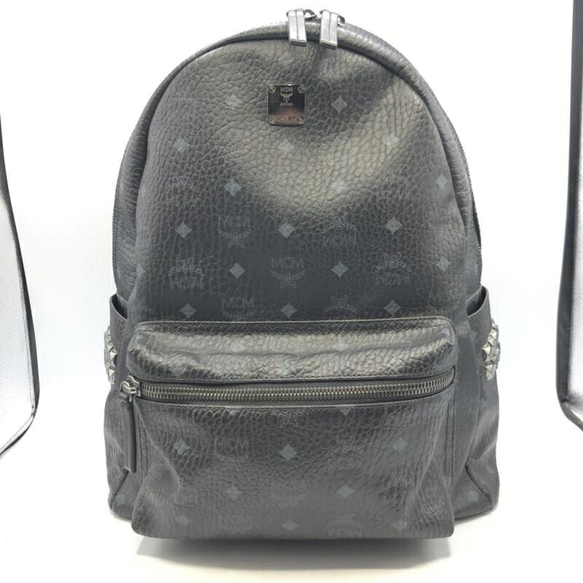 Mcm Visetos Black Backpack (Pre-Owned)
