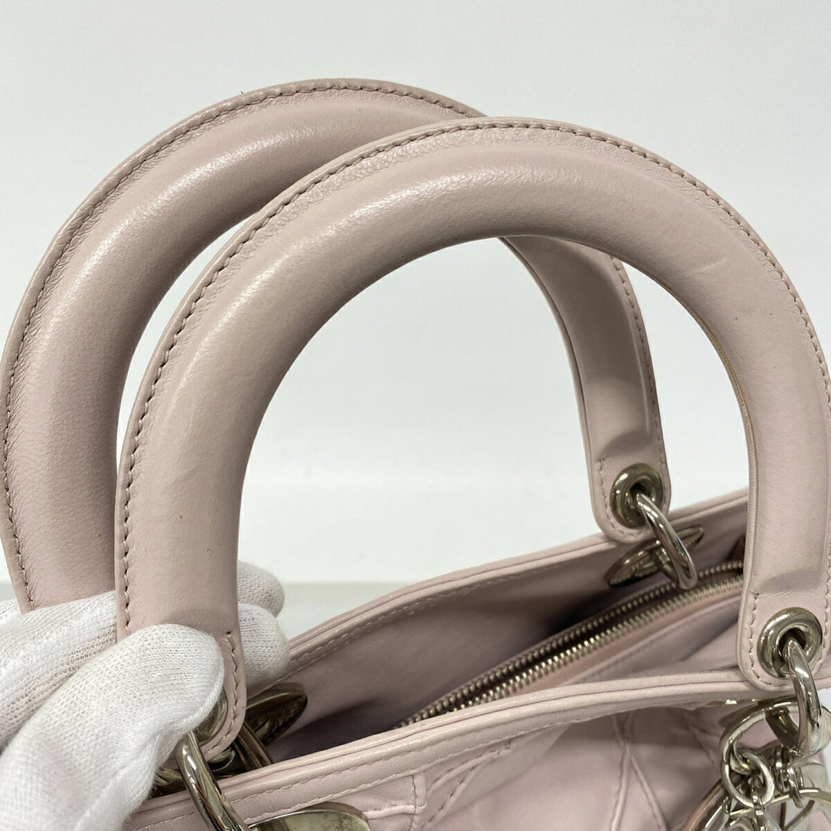 Christian Dior Pink Leather Handbag (Pre-Owned)