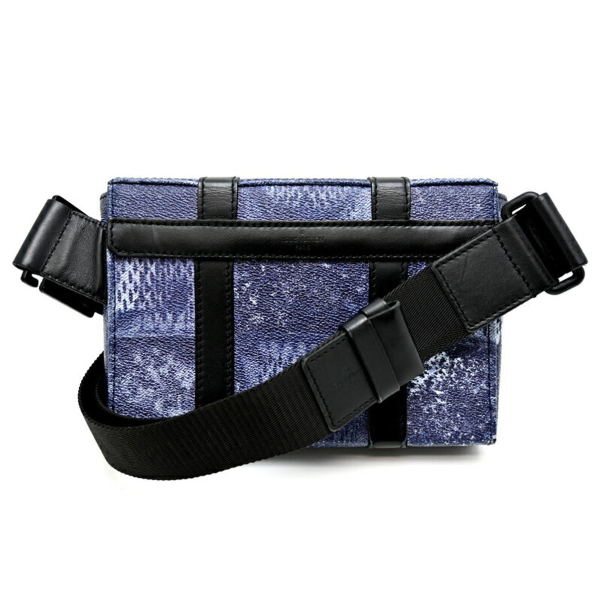 Louis Vuitton Damier Blue Damier Canvas Galle Pvc Fanny Pack (Pre-Owned)