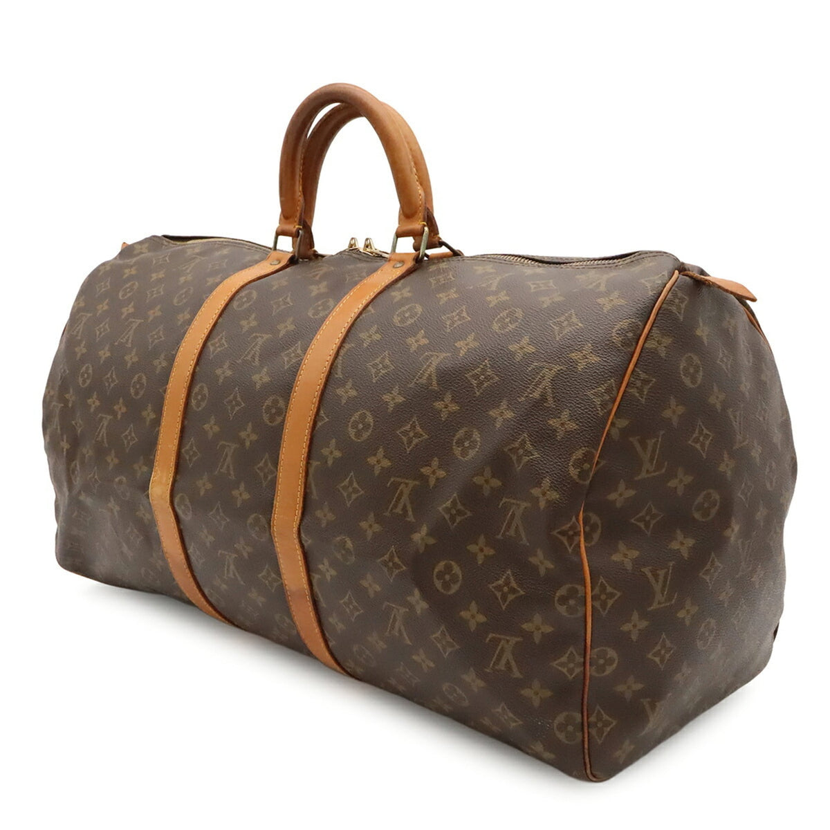 Louis Vuitton Brown Monogram Monogram Boston Bag Handbag (Pre-Owned)