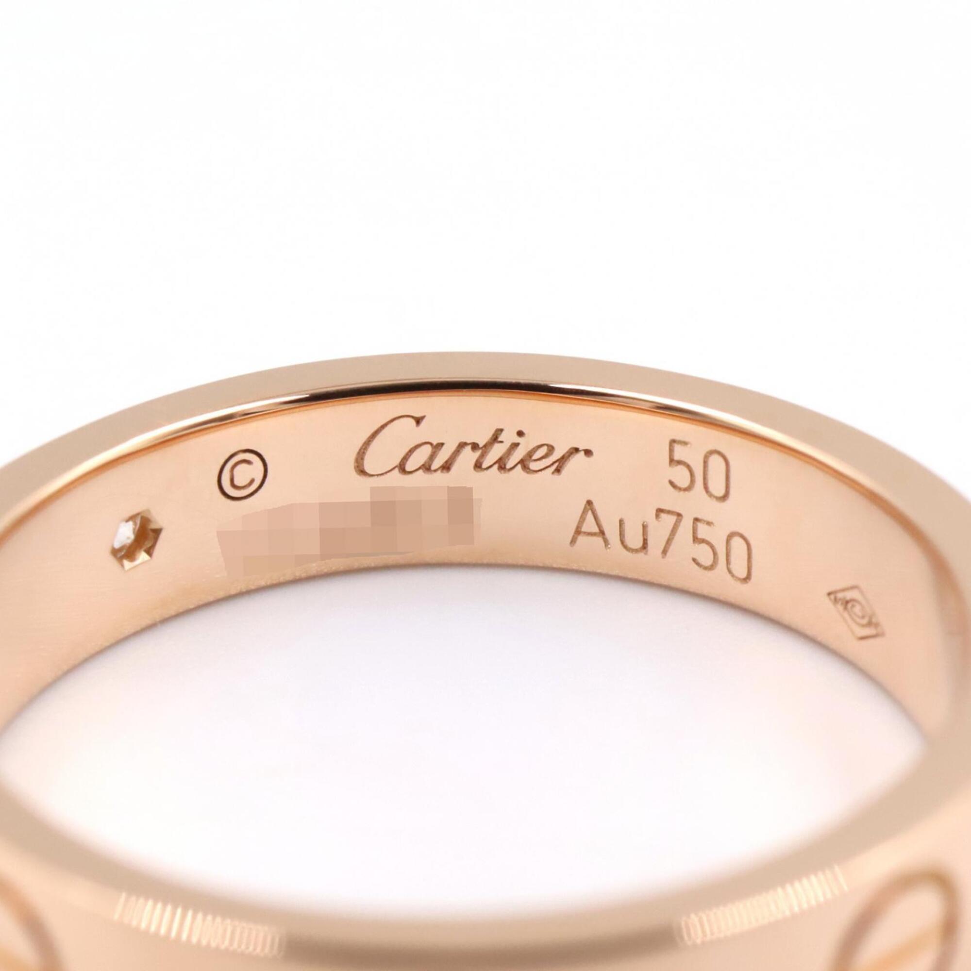 Cartier Gold Clear Pink Gold (18K) Band Ring (Pre-Owned)