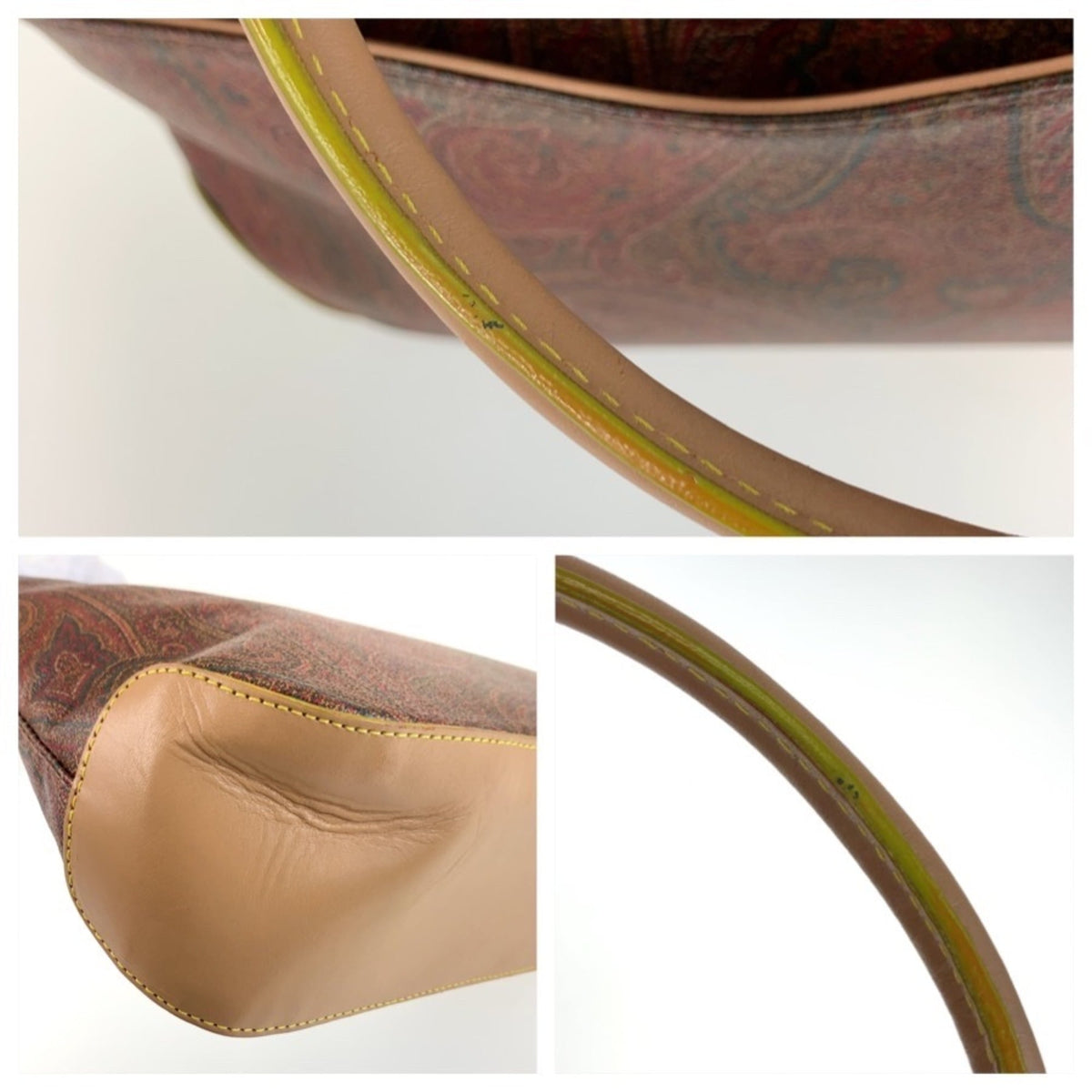 Etro Brown Pvc Handbag Tote Bag (Pre-Owned)