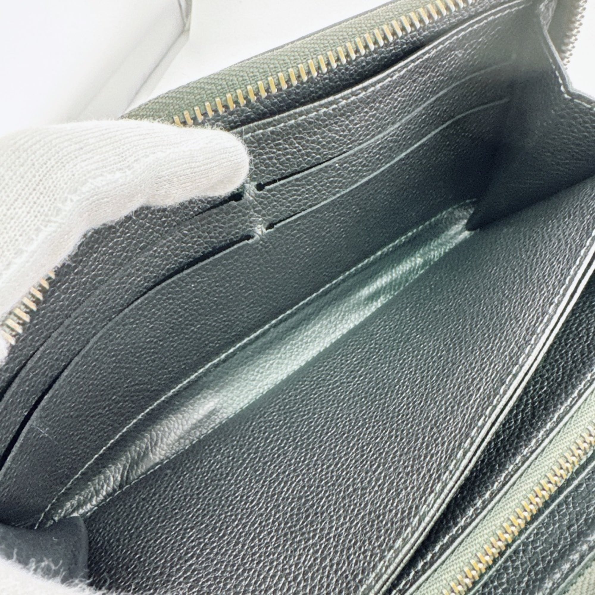 Louis Vuitton Monogram Empreinte Black Leather Long Wallet (Bi-Fold) (Pre-Owned)