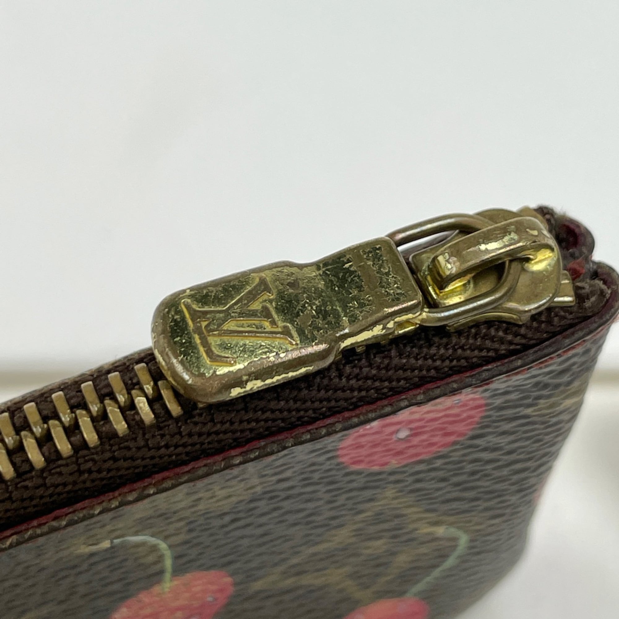 Louis Vuitton Brown Monogram Cherry Monogram Coin Purse/Coin Case (Pre-Owned)