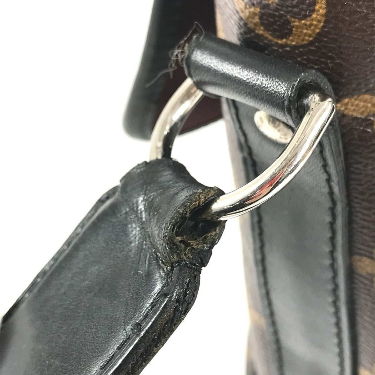 Louis Vuitton Black Brown Monogram Canvas Pochette Shoulder Bag (Pre-Owned)
