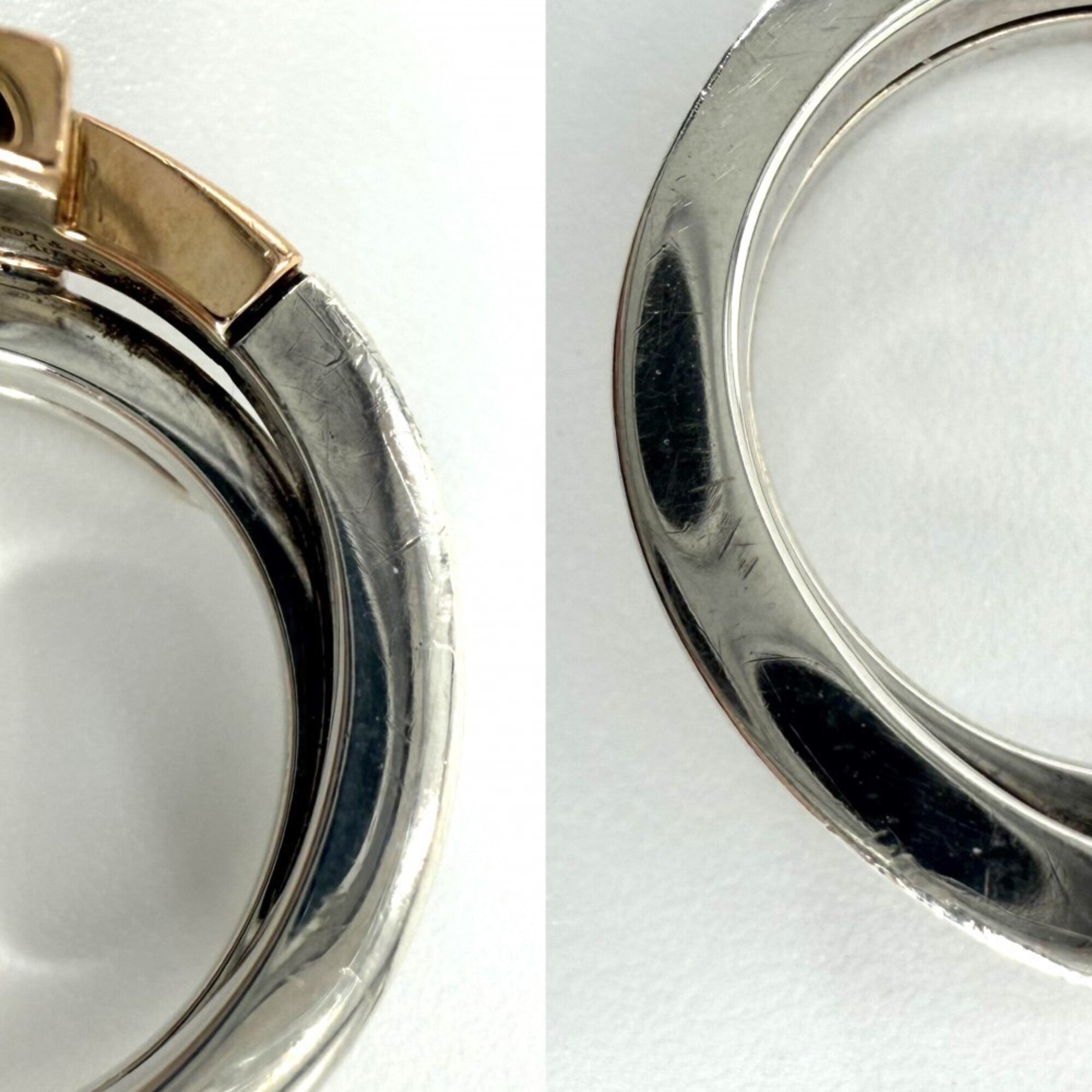 Tiffany Gold Silver Band Ring (Pre-Owned)