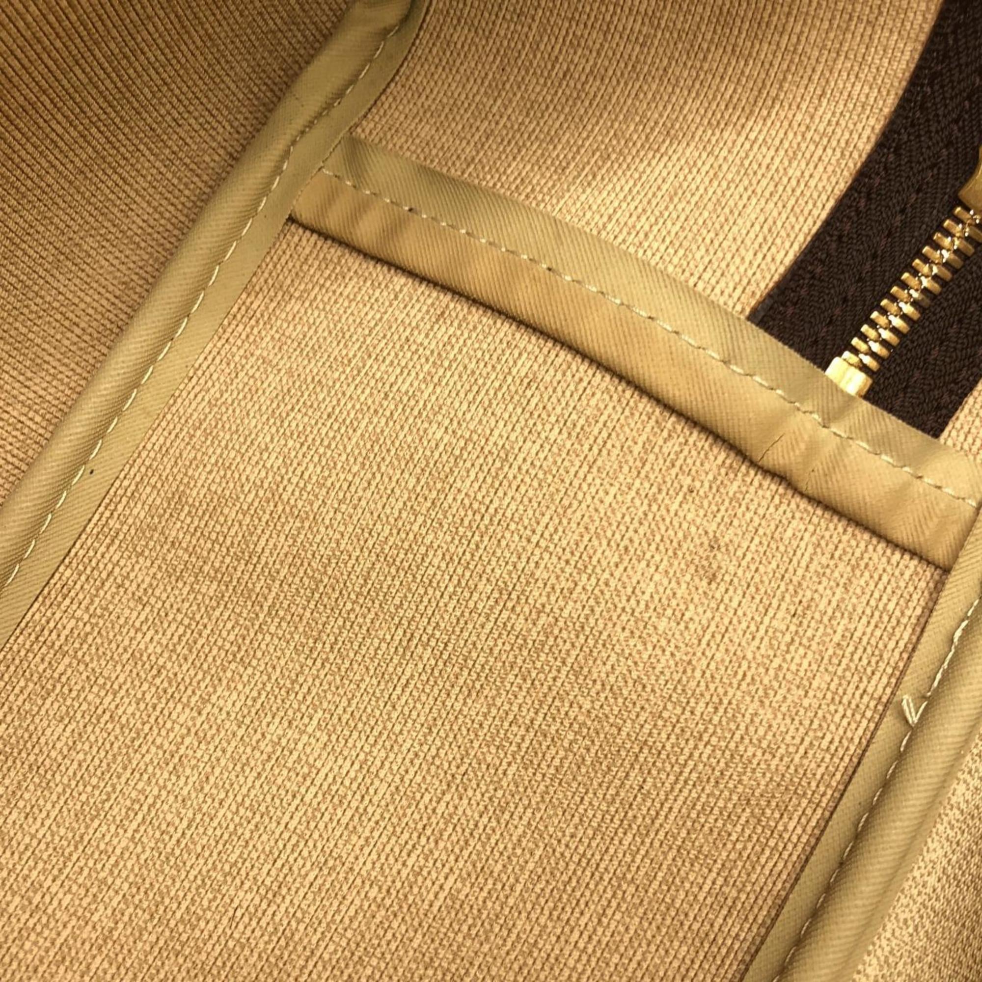 Louis Vuitton Marron Coated Canvas Handbag (Pre-Owned)