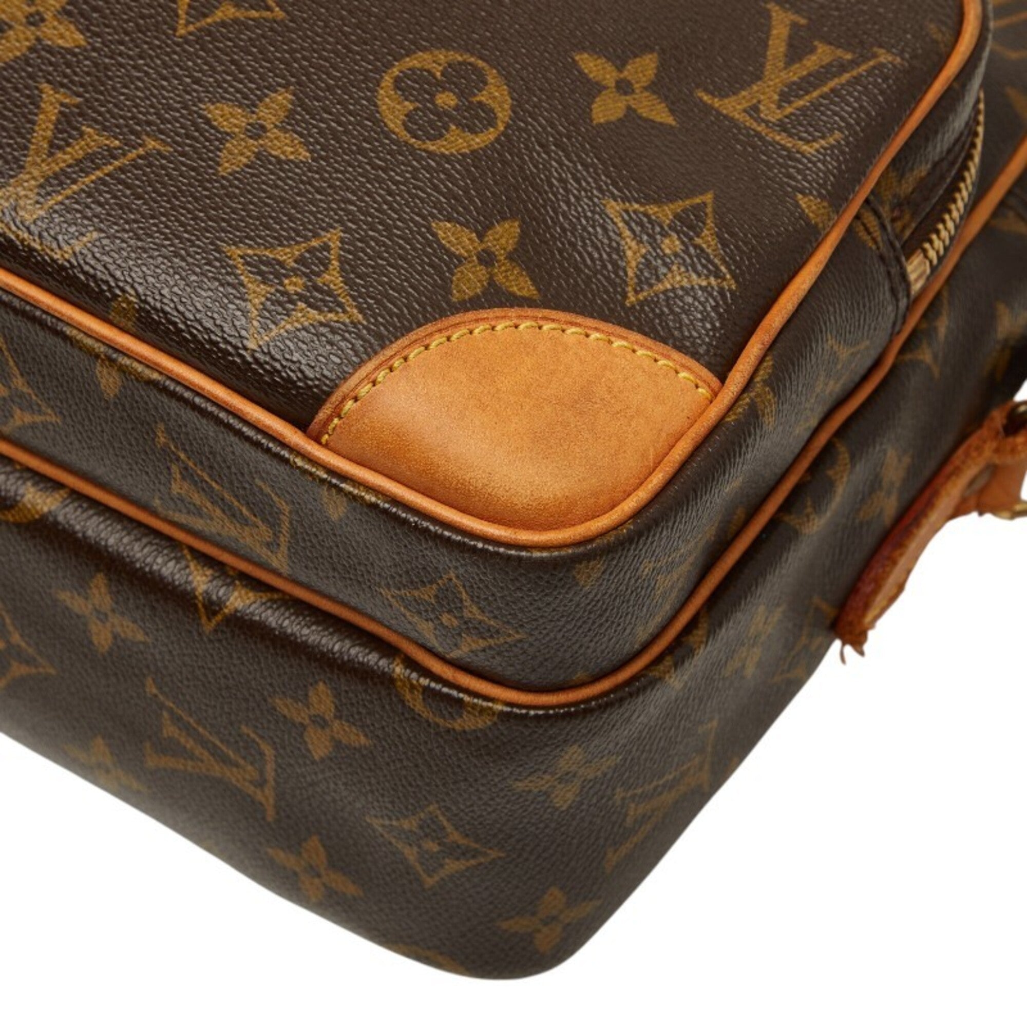 Louis Vuitton Brown Pvc Leather Shoulder Bag (Pre-Owned)