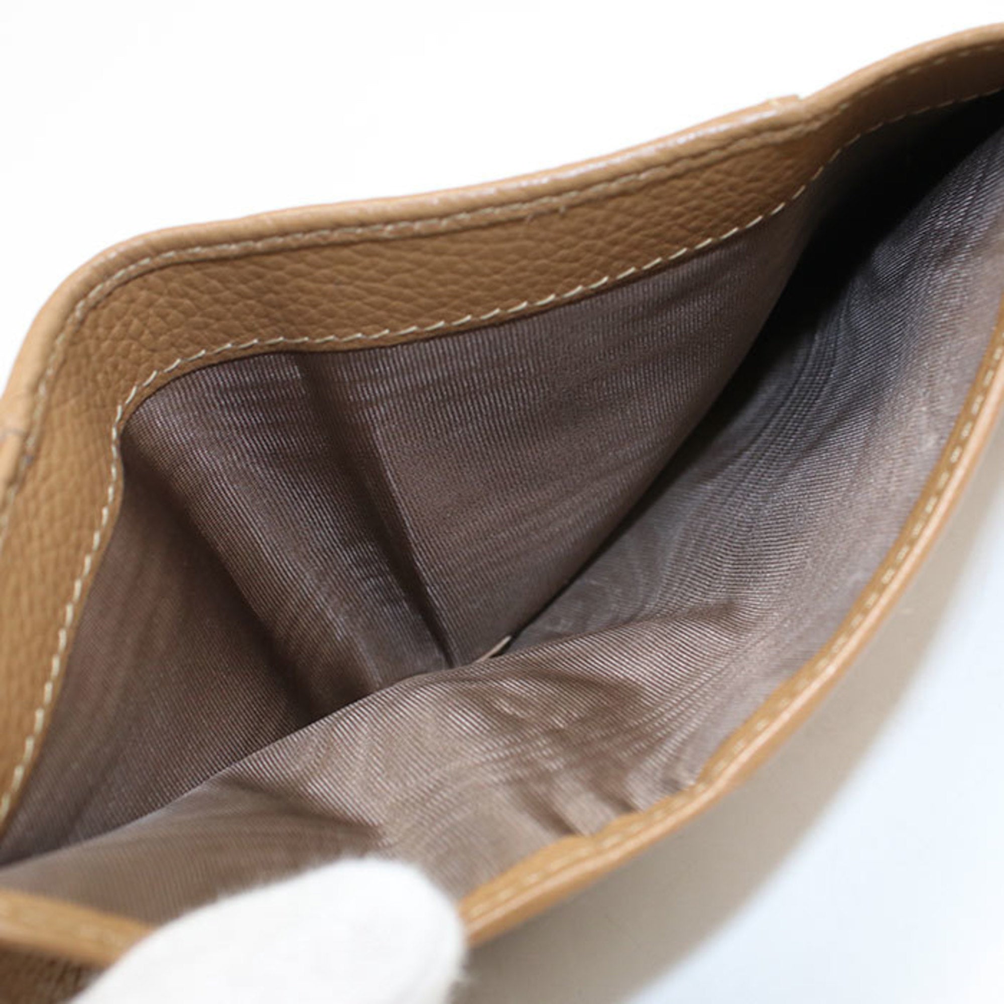 Miu Miu Brown Leather Wallet (Tri-Fold) (Pre-Owned)