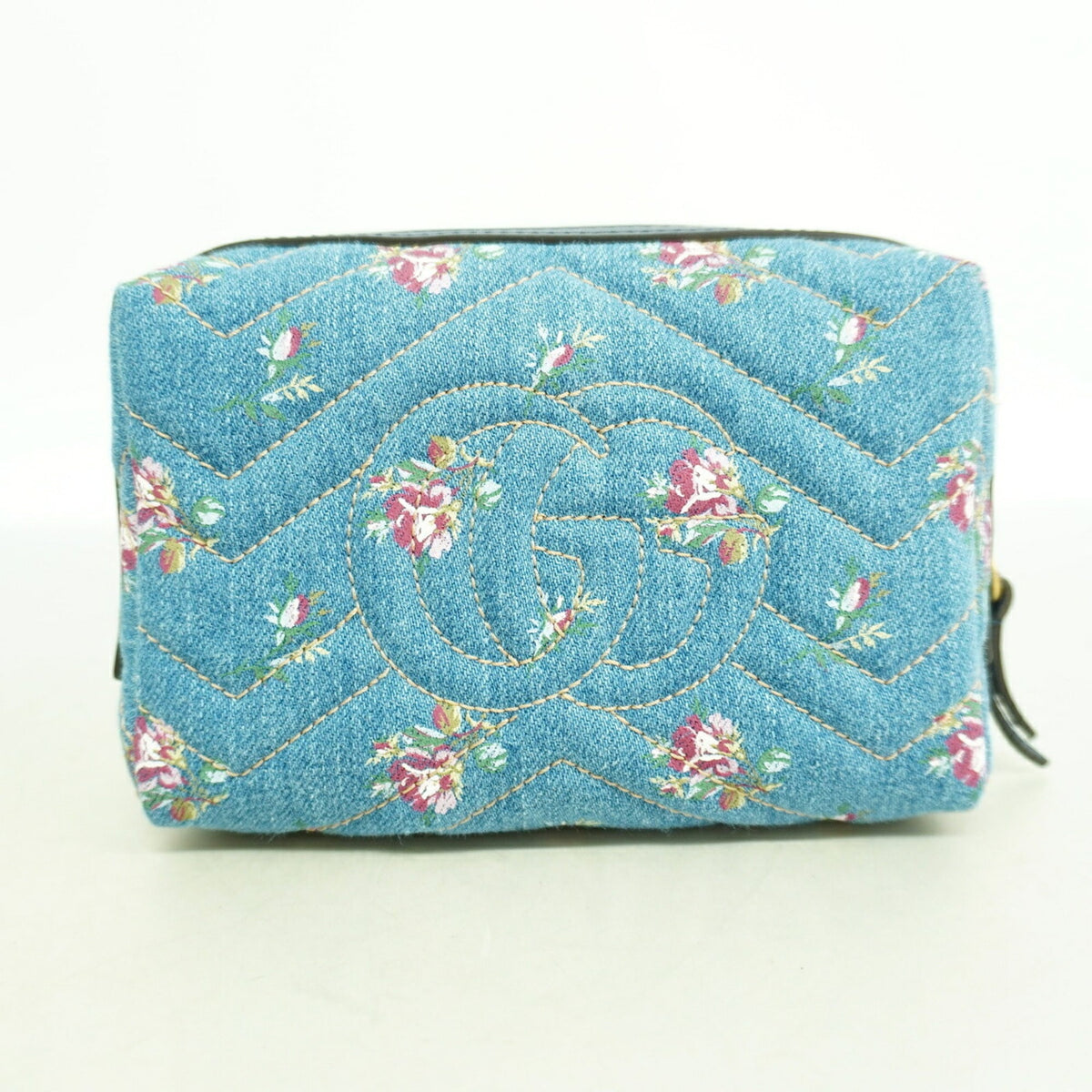Gucci Navy Denim Pouch (Pre-Owned)