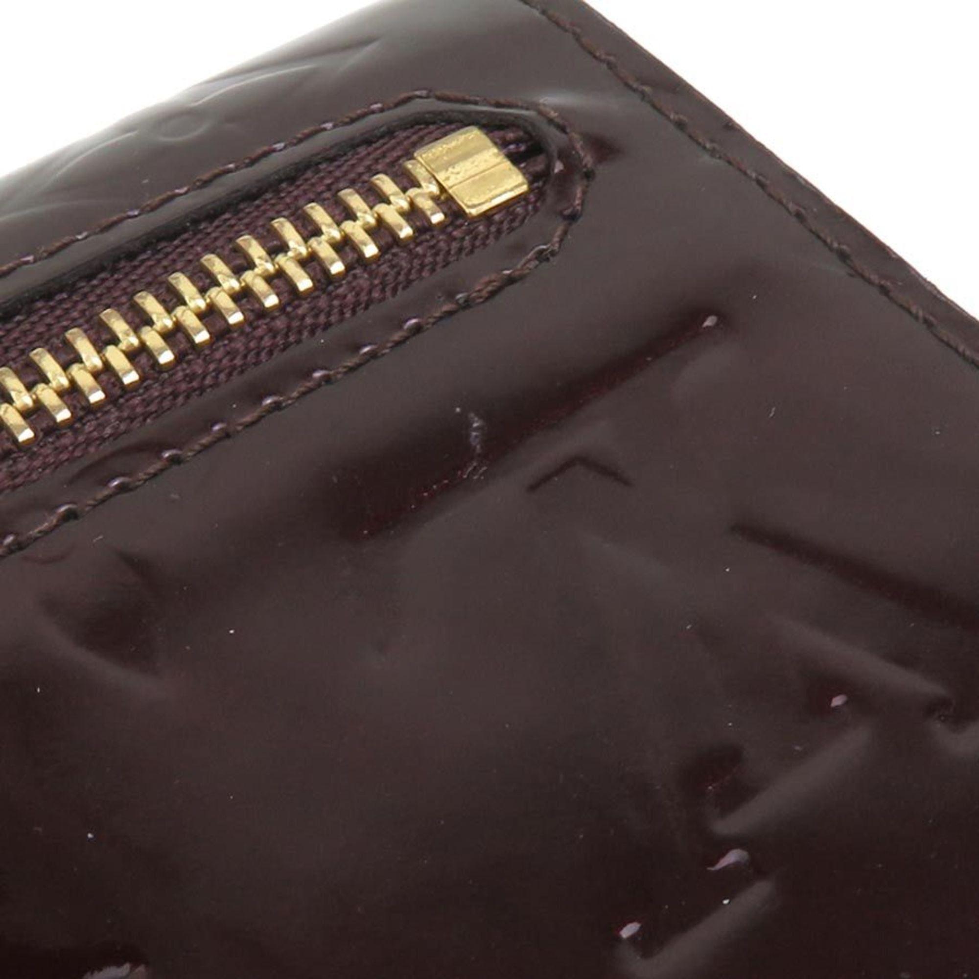Louis Vuitton Monogram Vernis Amarante Monogram Vernis Wallet (Tri-Fold) (Pre-Owned)