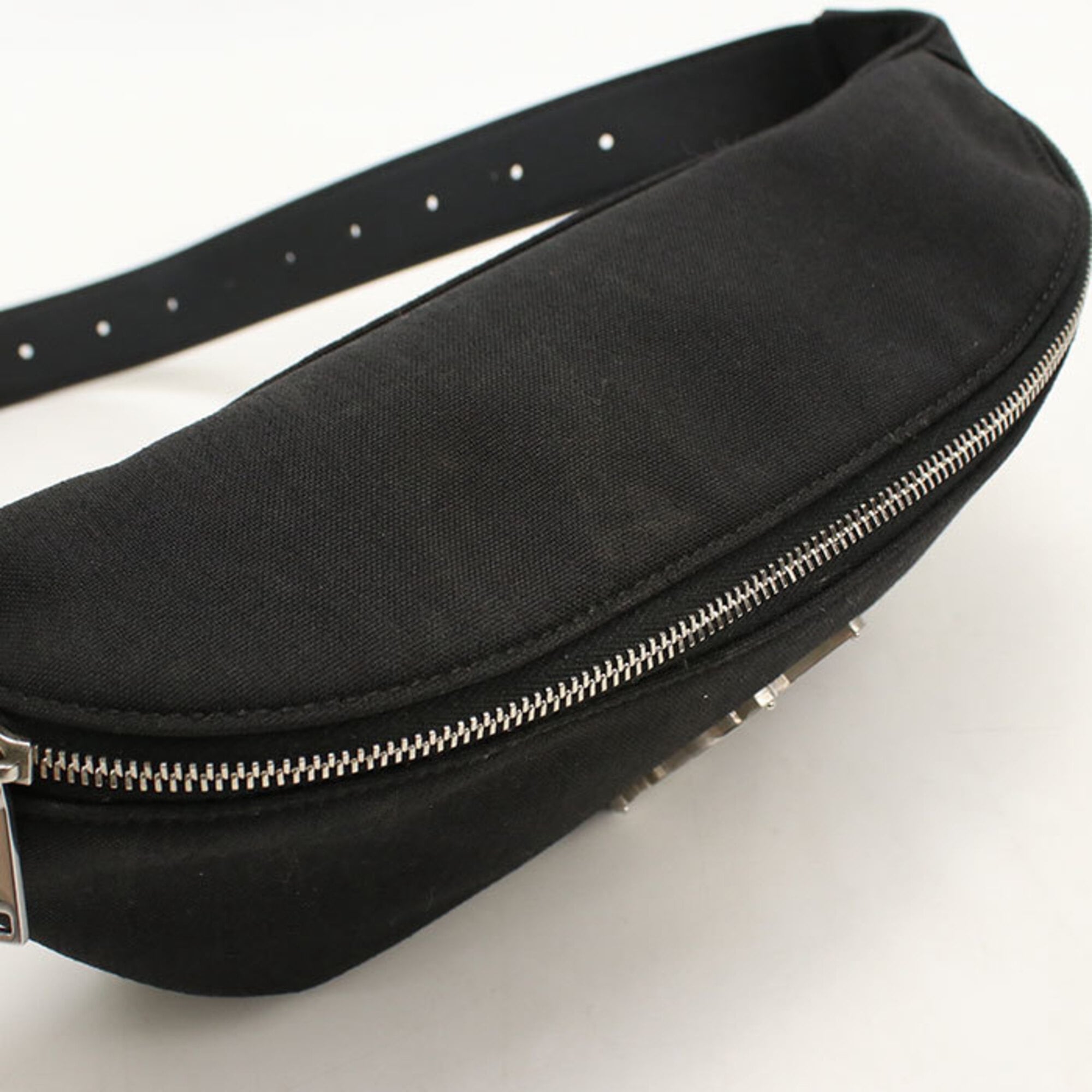 Saint Laurent Black Canvas Sling Bag (Pre-Owned)
