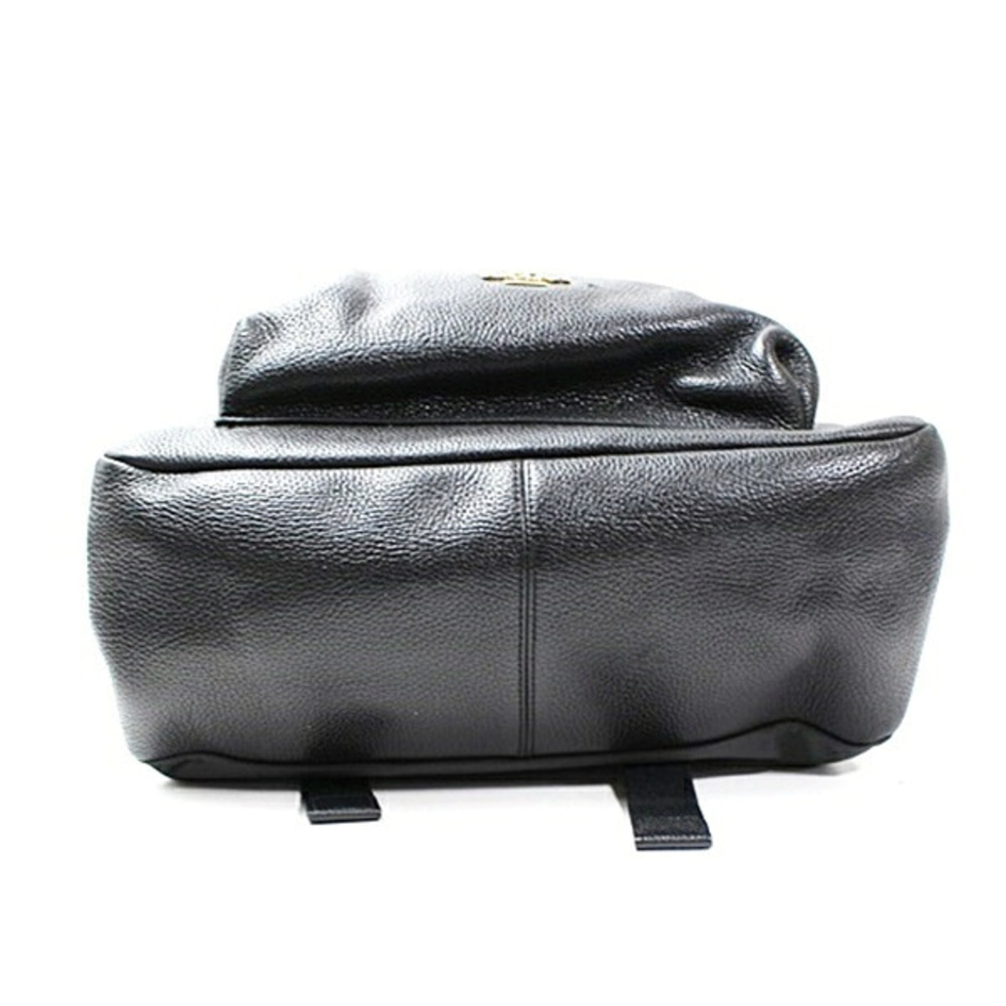 Coach Black Leather Backpack (Pre-Owned)
