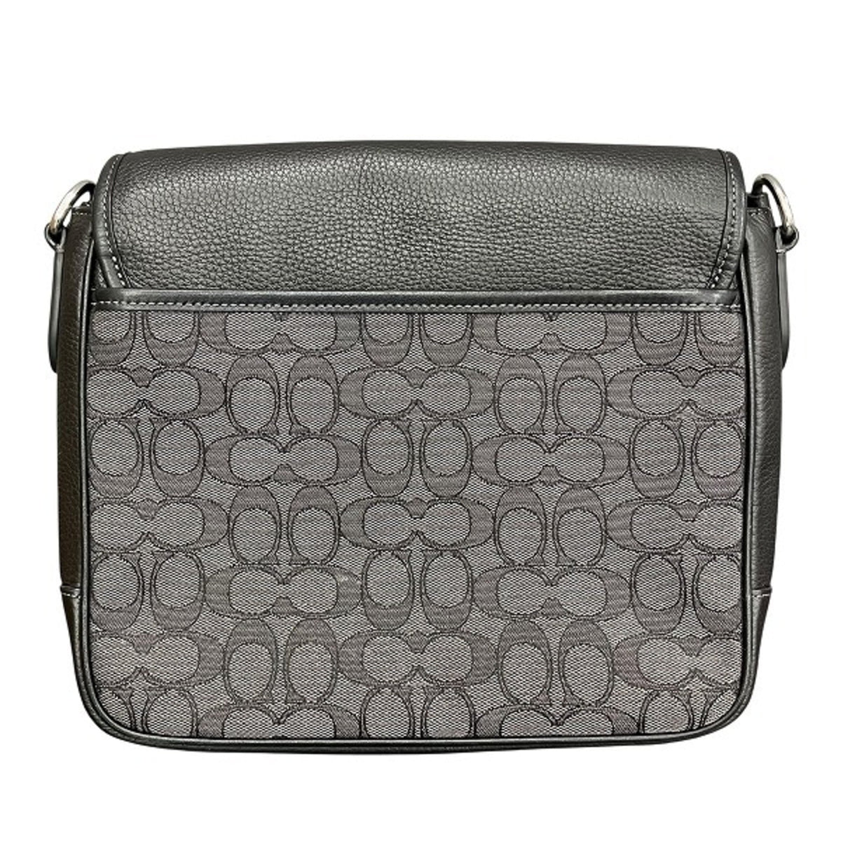 Coach Black Signature Line Shoulder Bag (Pre-Owned)