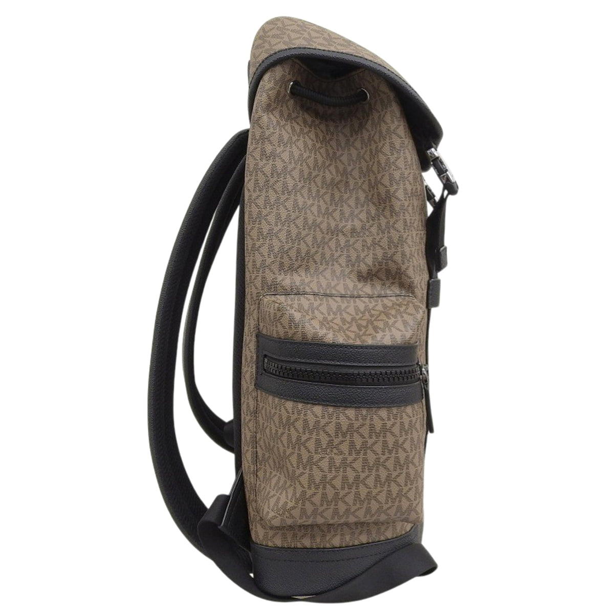 Michael Kors Brown Coated Canvas Backpack (Pre-Owned)