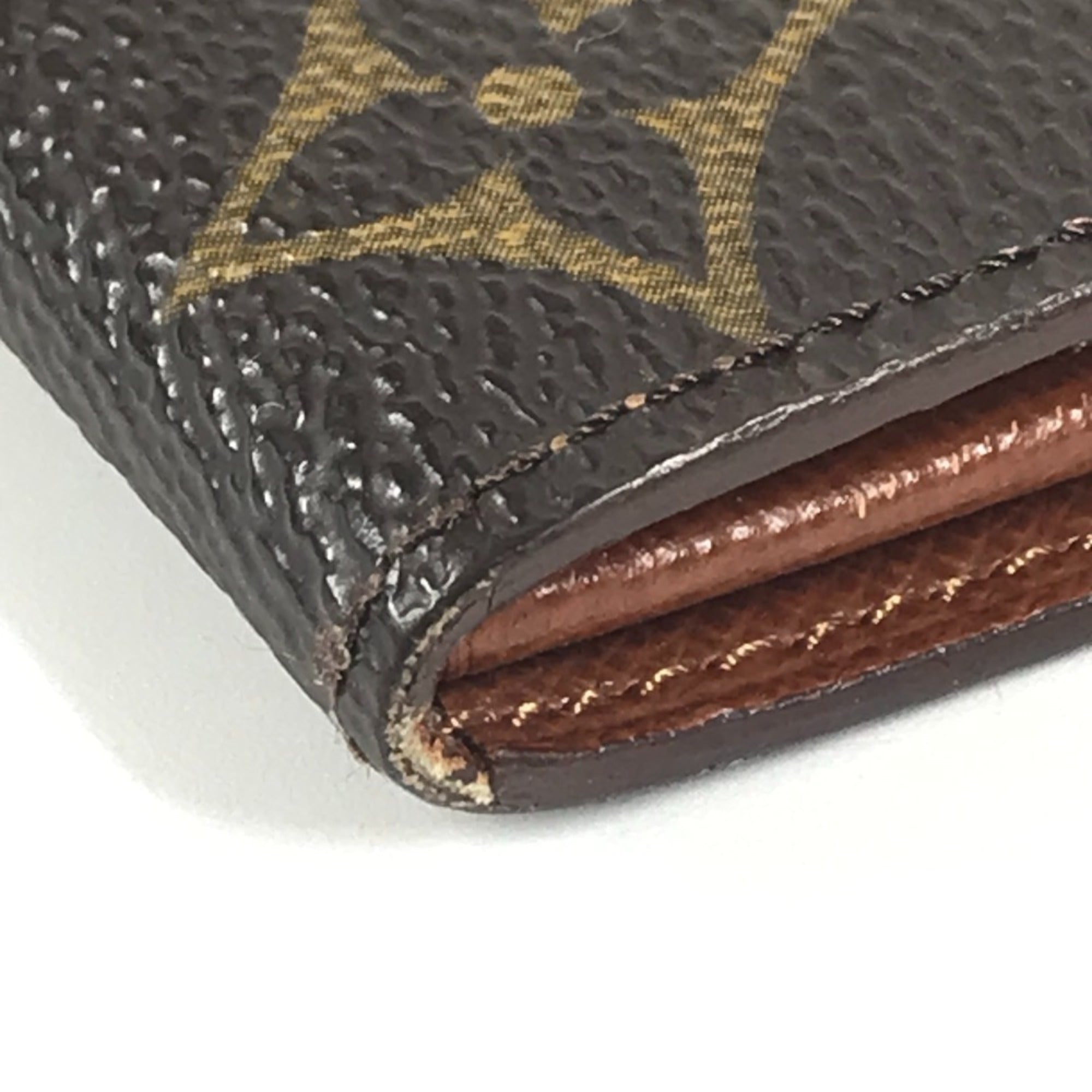 Louis Vuitton Monogram Brown Monogram Long Wallet (Bi-Fold) (Pre-Owned)