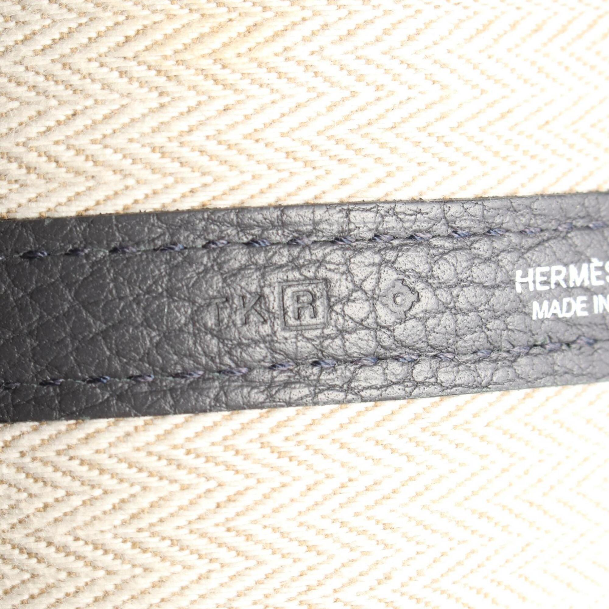 Hermes Gray Negonda Leather Leather Handbag Tote Bag (Pre-Owned)