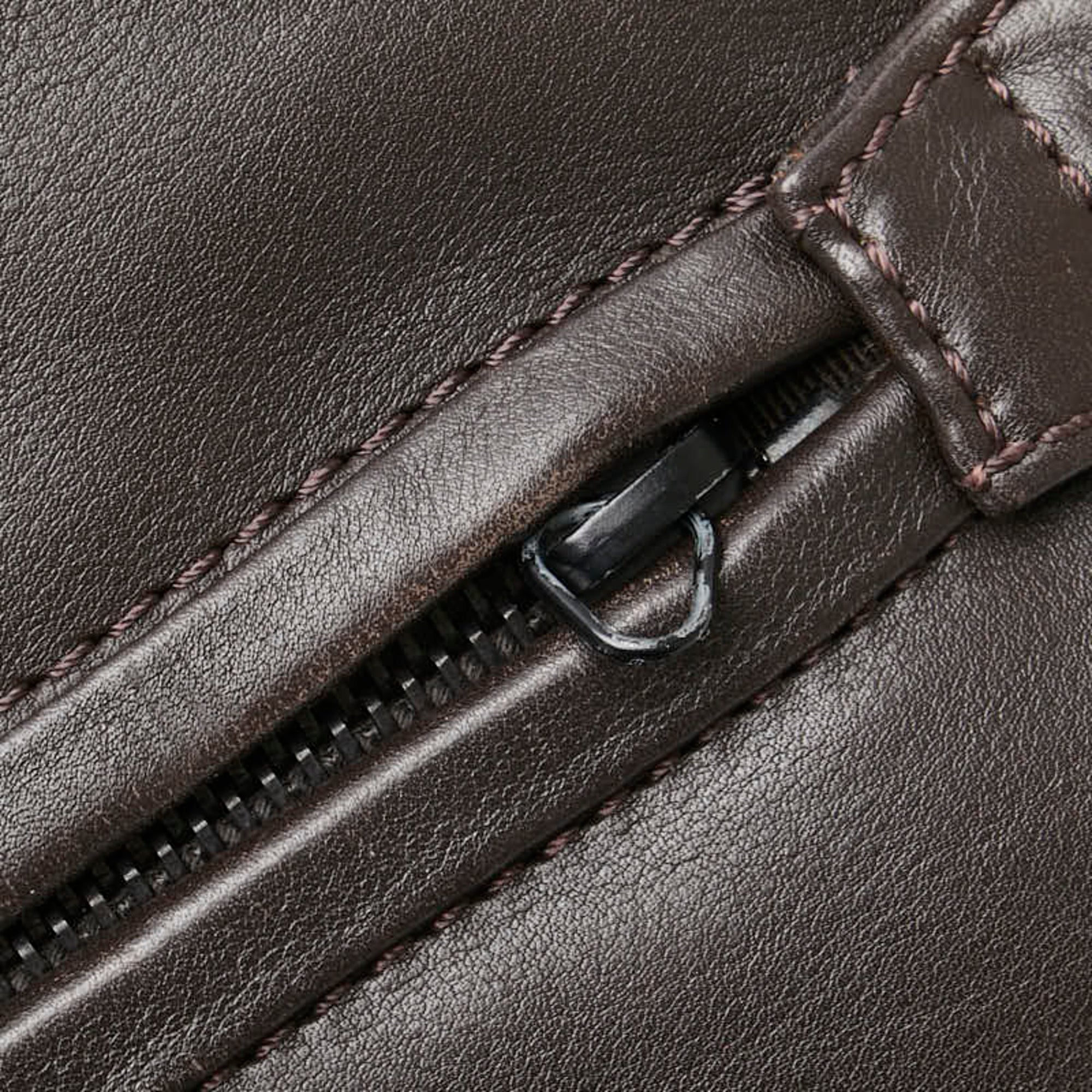 Chanel Brown Leather Shoulder Bag Tote Bag (Pre-Owned)