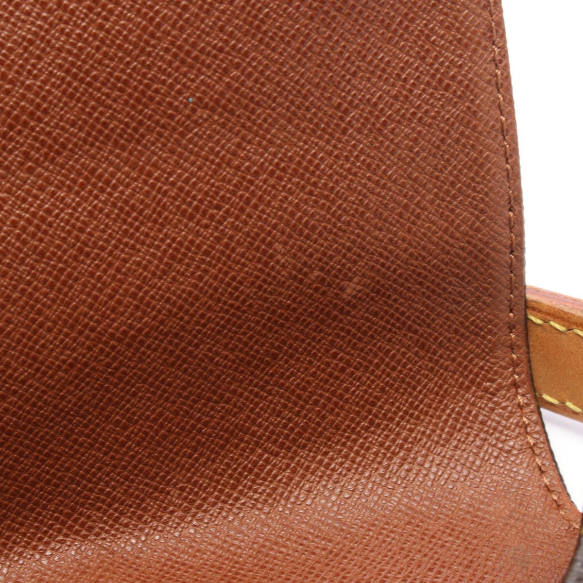 Louis Vuitton Brown Coated Canvas Leather Handbag Shoulder Bag (Pre-Owned)