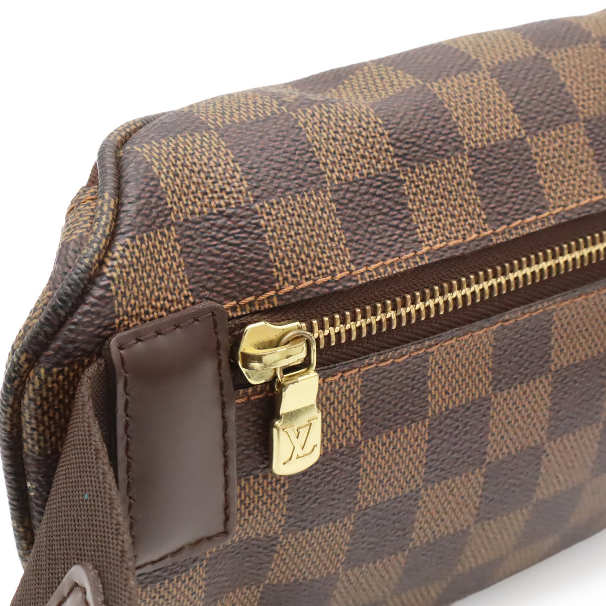 Louis Vuitton Brown Pvc Coated Canvas Fanny Pack Sling Bag (Pre-Owned)